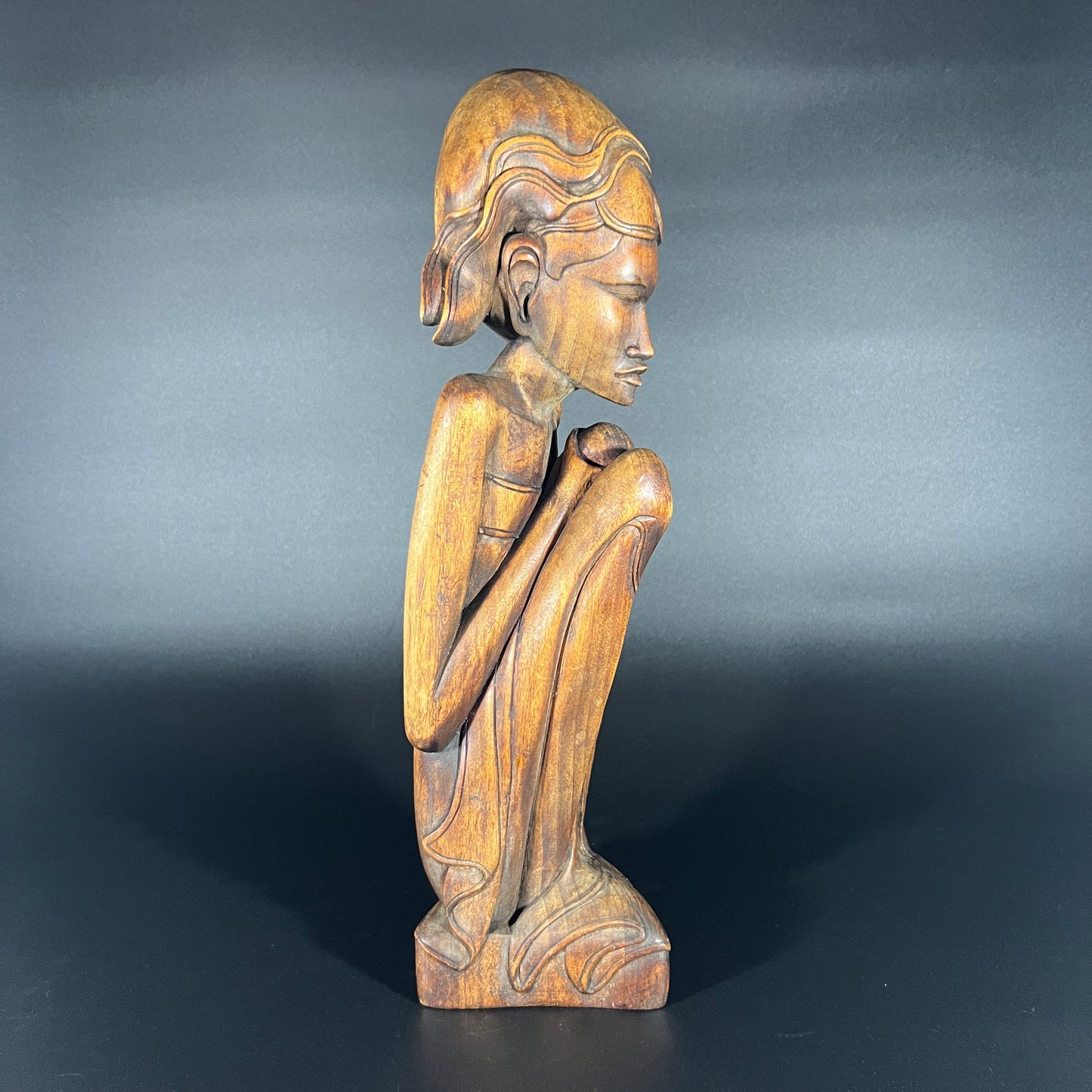 Balinese Seated Man Statue