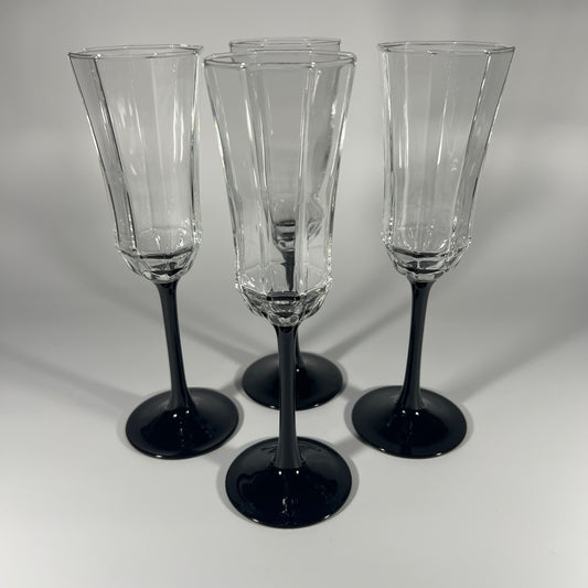 Luninarc France Champagne Flute Set
