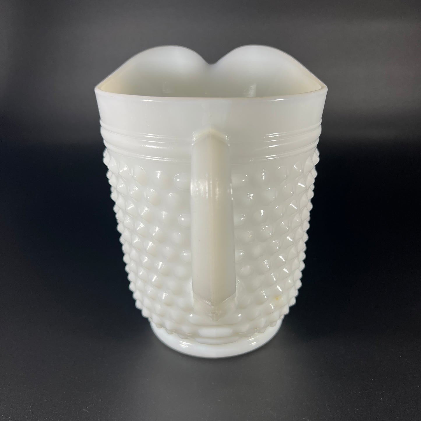 Fenton Hobnail Milk Glass Pitcher