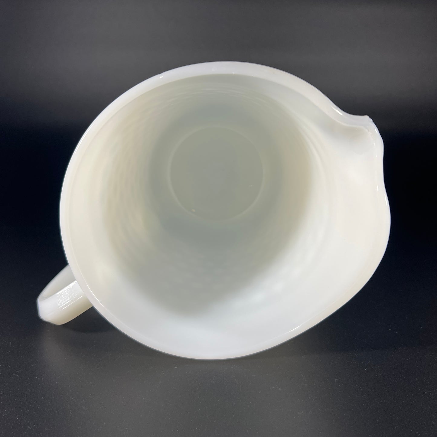 Fenton Hobnail Milk Glass Pitcher