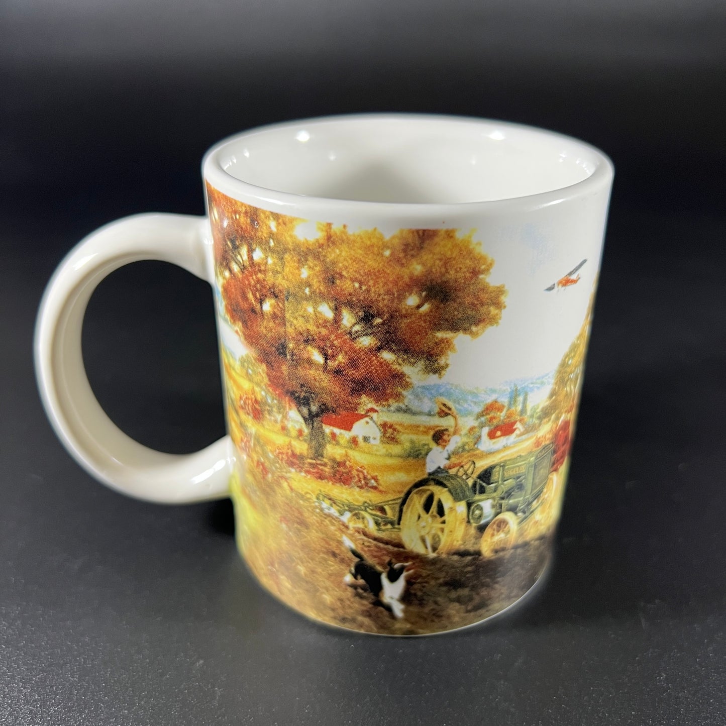 John Deere Mug - Tractor and Dog Scene