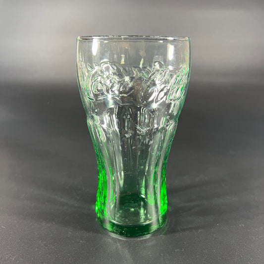 Green Coca-Cola Glass