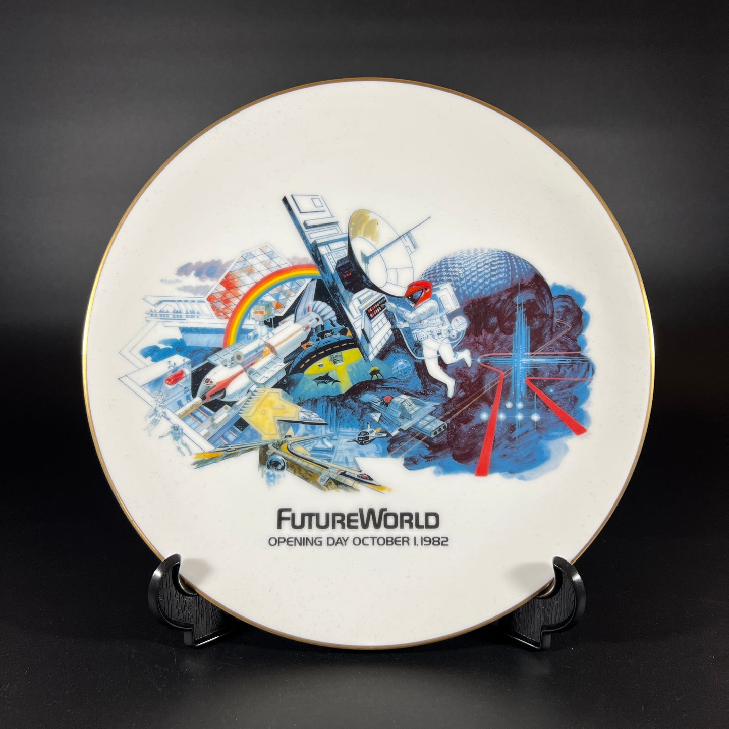 Epcot 1982 Opening Day Plate Set