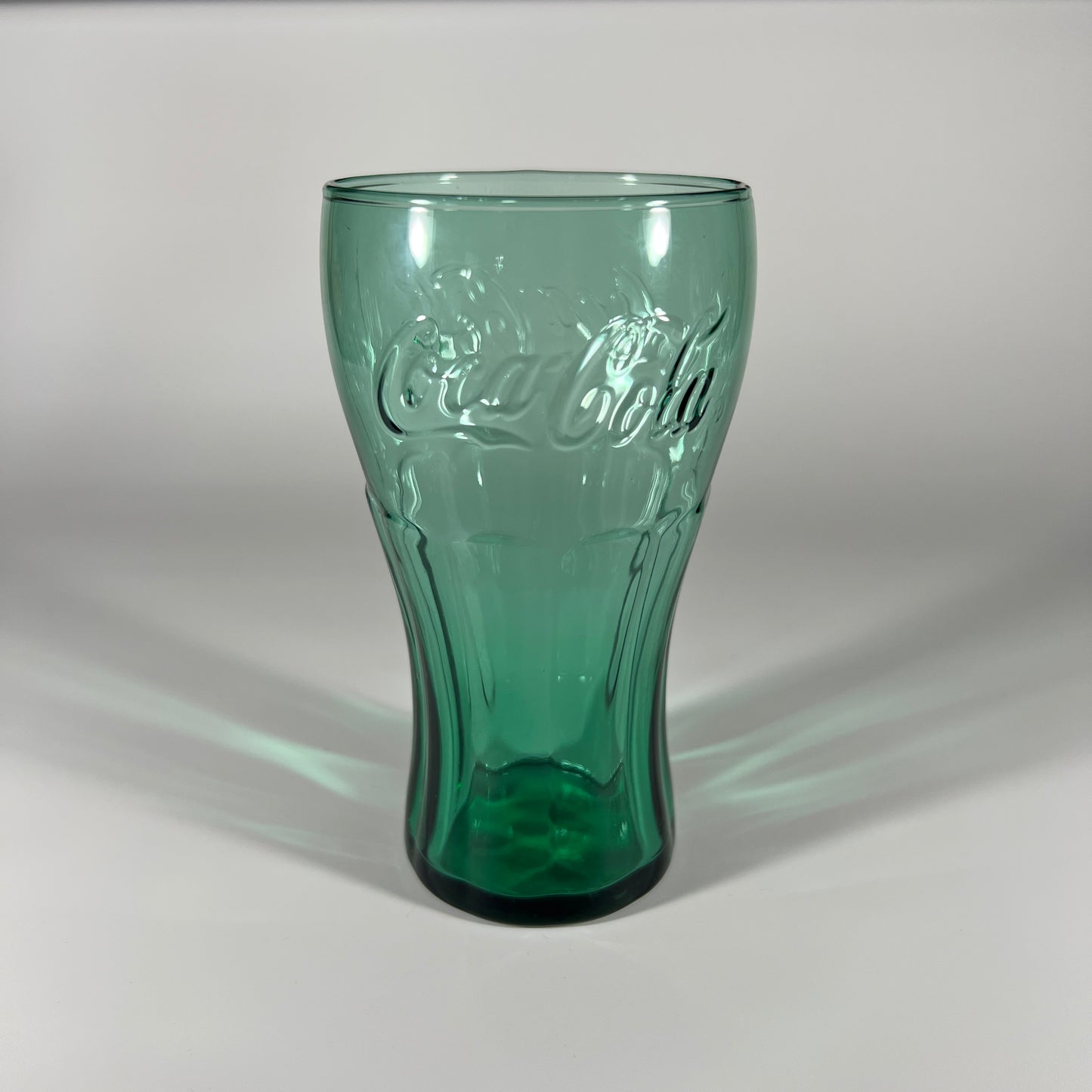 Dark Green Coca-Cola Glass