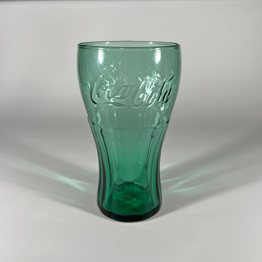 Dark Green Coca-Cola Glass