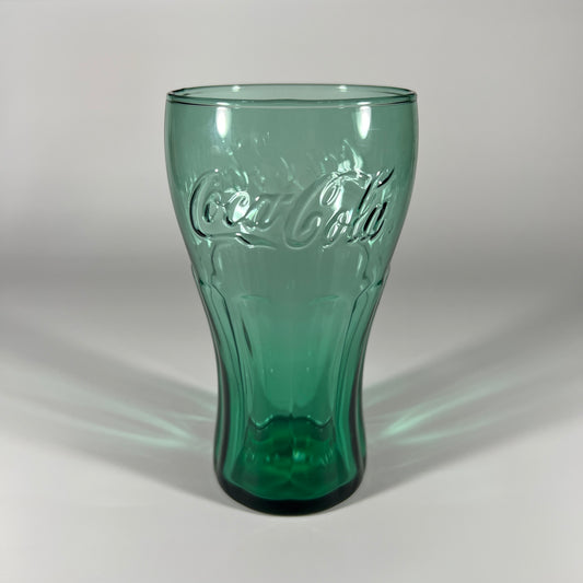Dark Green Coca-Cola Glass