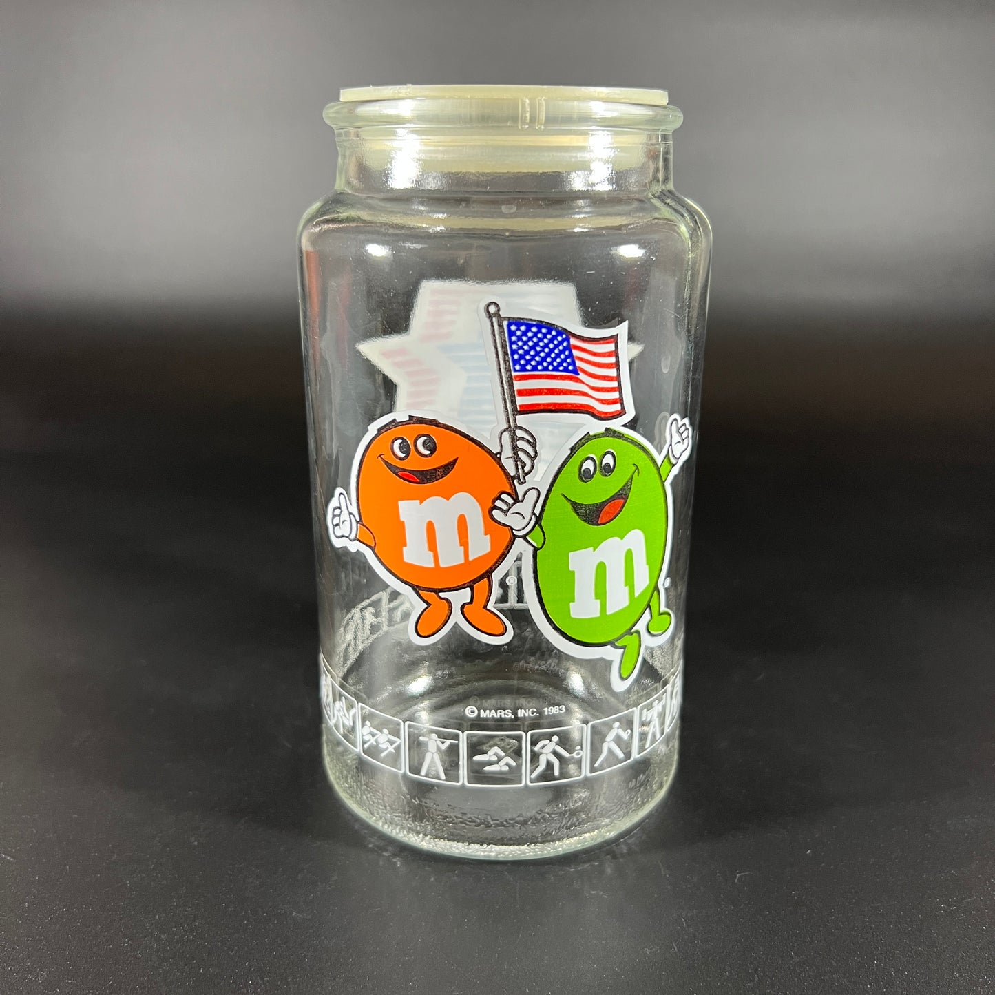 M&M 1984 Olympic Candy Jar