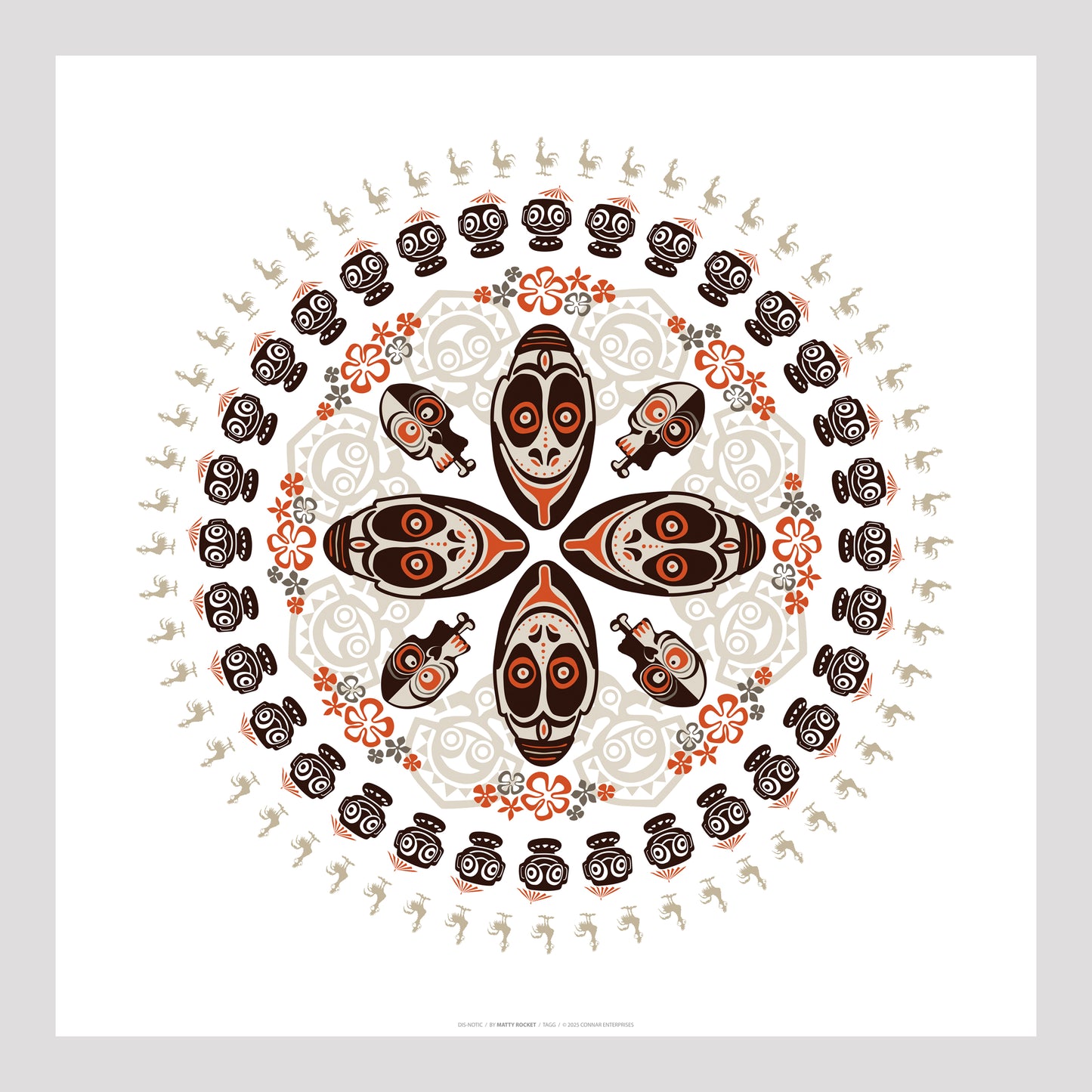 Dis-notic Print (24 x 24)