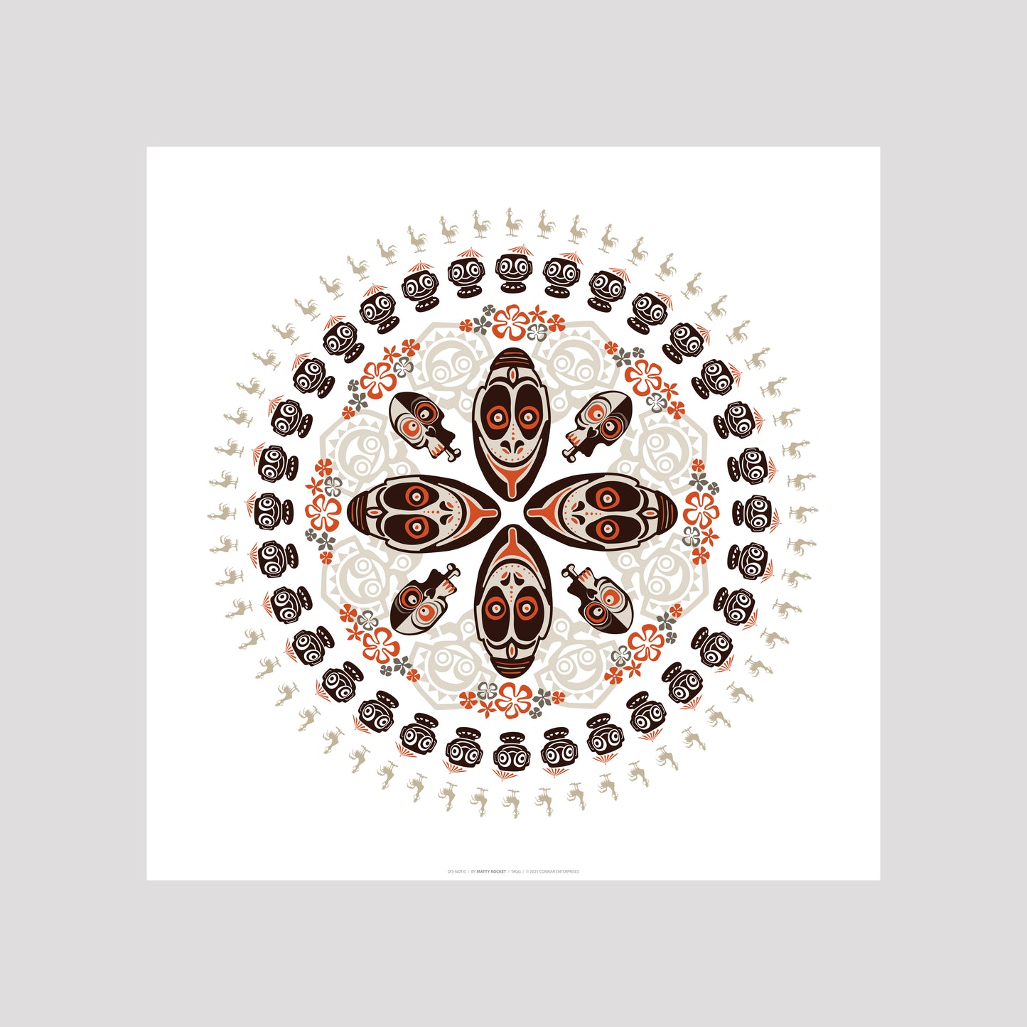 Dis-notic Print (12 x 12)