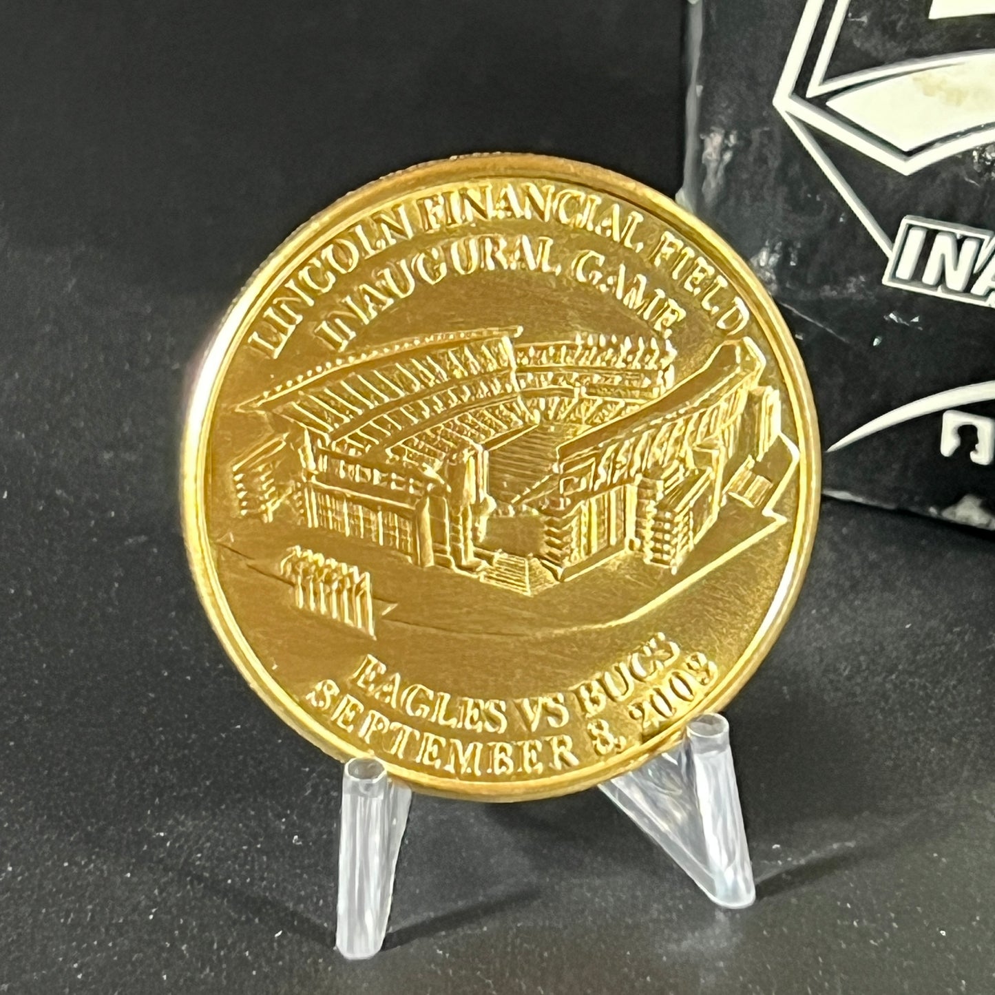 Philadelphia Eagles Lincoln Field Inaugural Coin