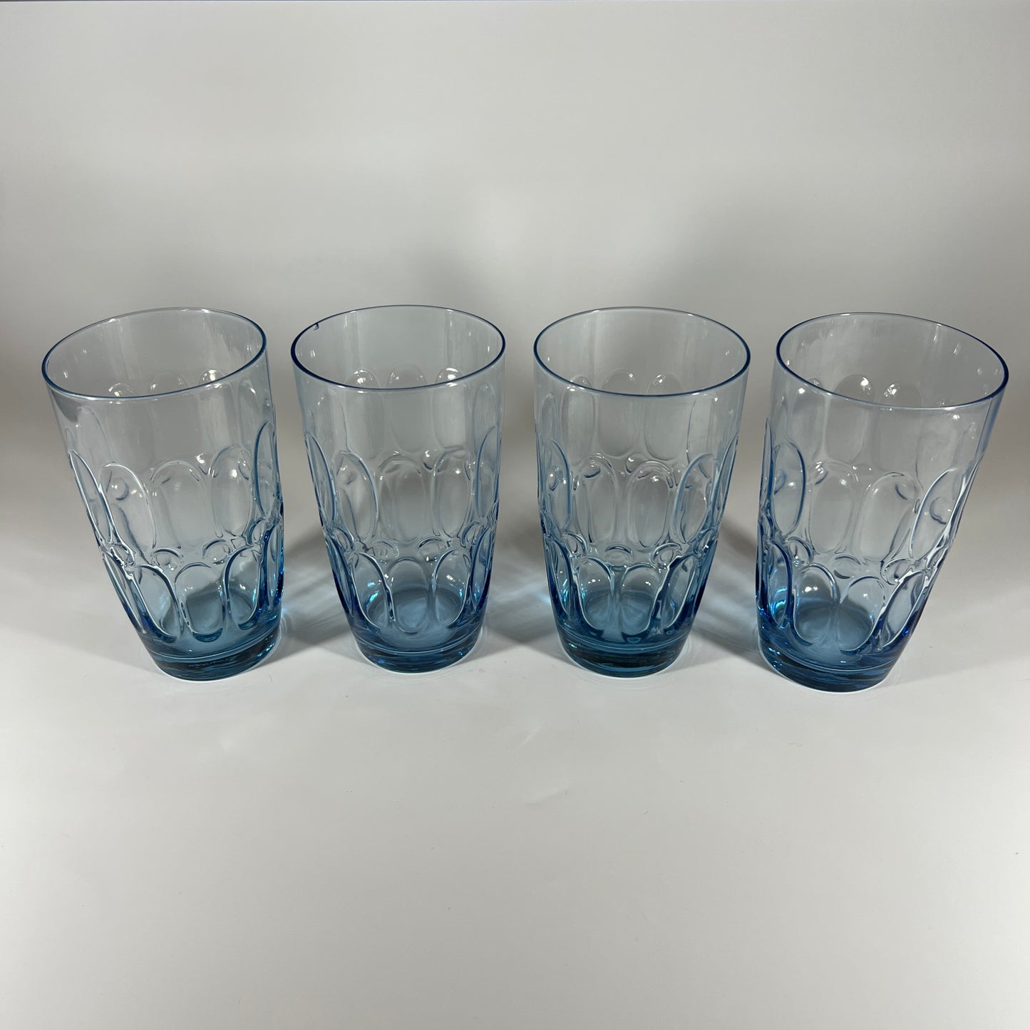 Light Blue Fostoria Tumbers (set of 4)