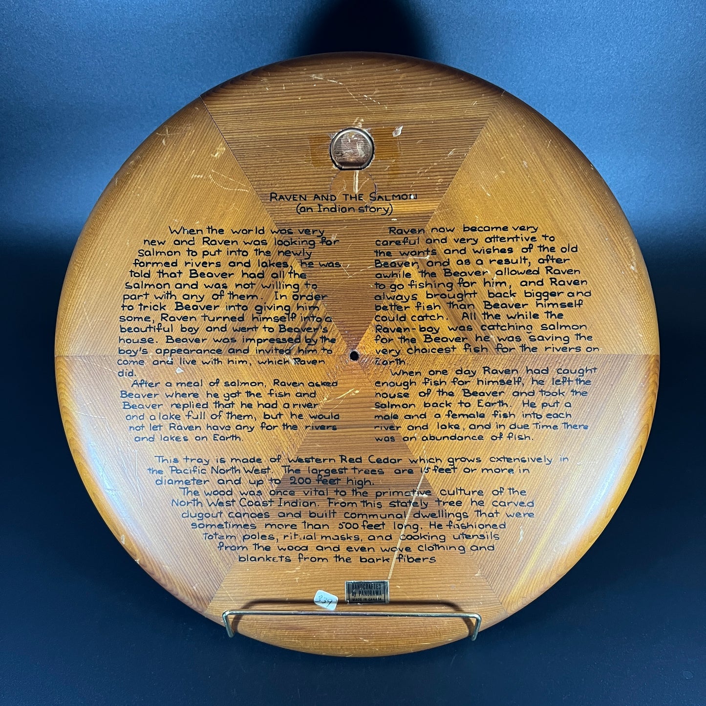 First Nations Decorative Cedar Tray