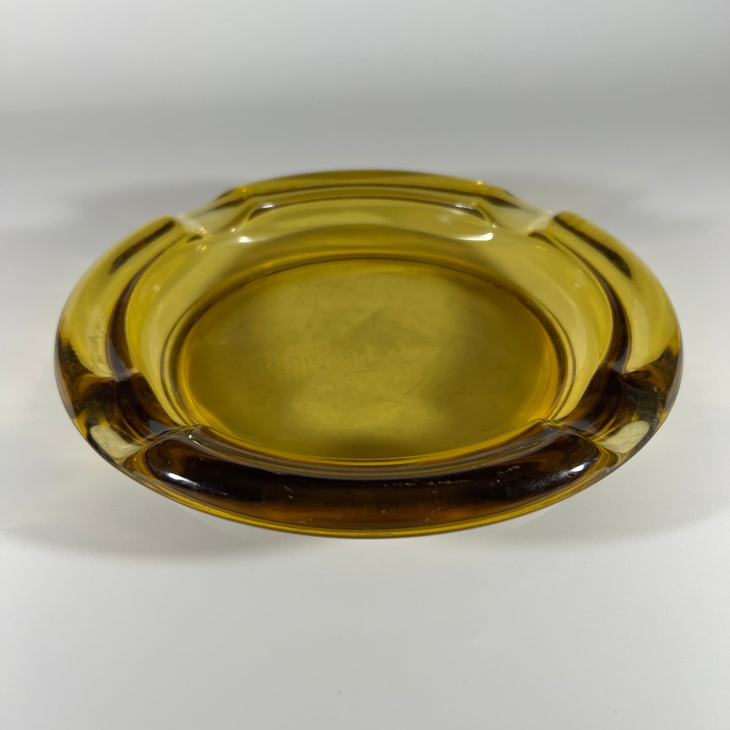 MCM Honey Amber Ashtray