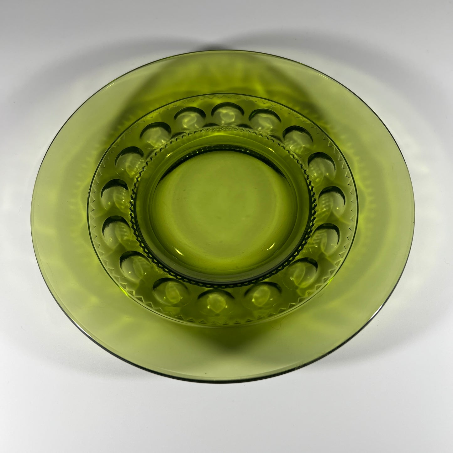 Indiana Glass King's Crown Vintage Plates (set of 5)