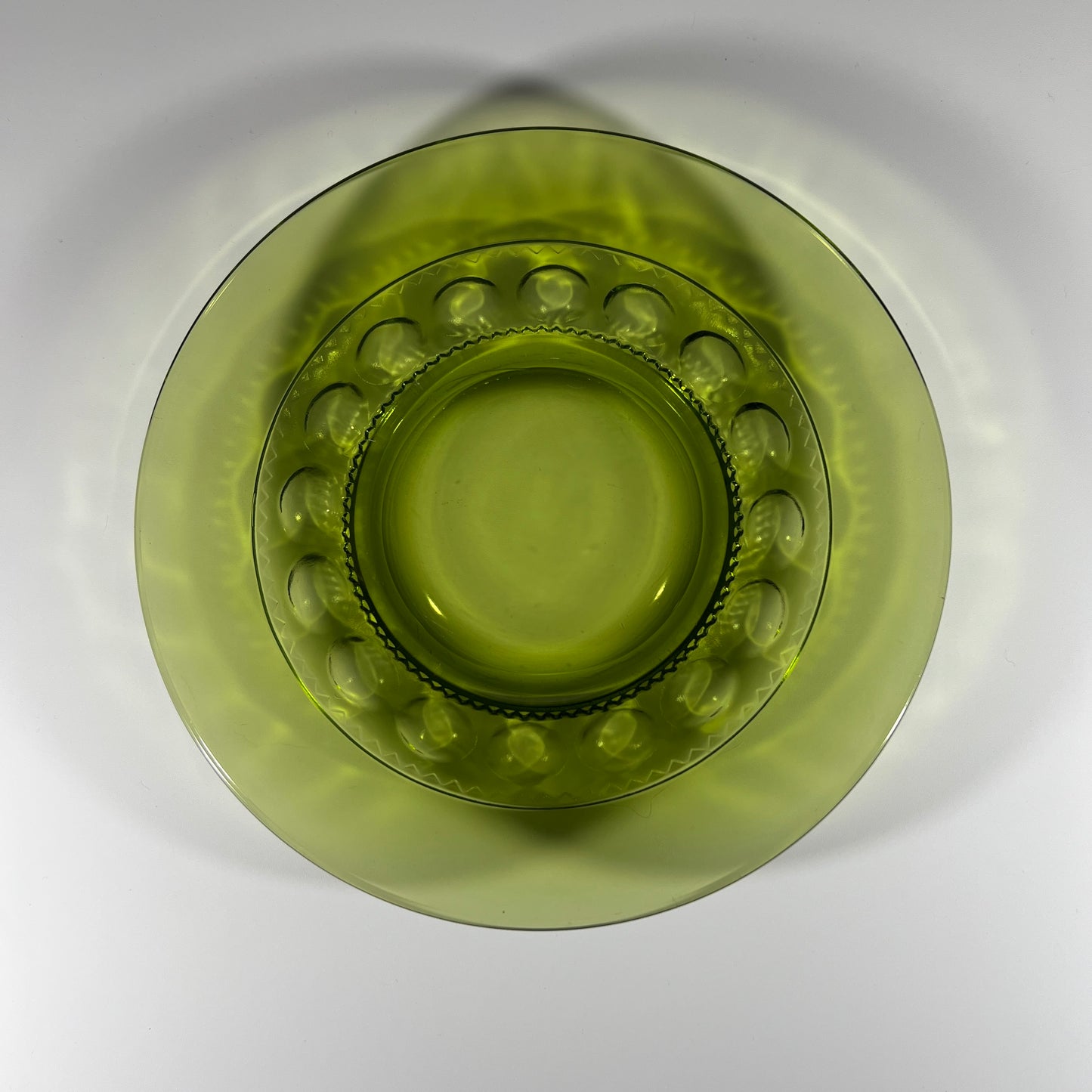 Indiana Glass King's Crown Vintage Plates (set of 5)