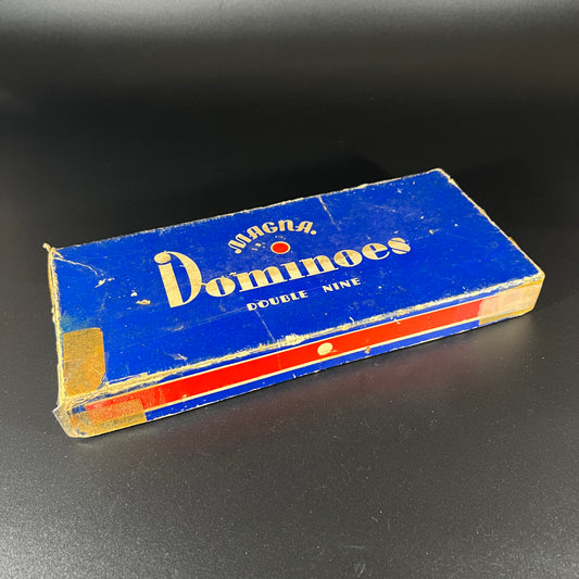 1950s Dominoes Double Nine Game Set