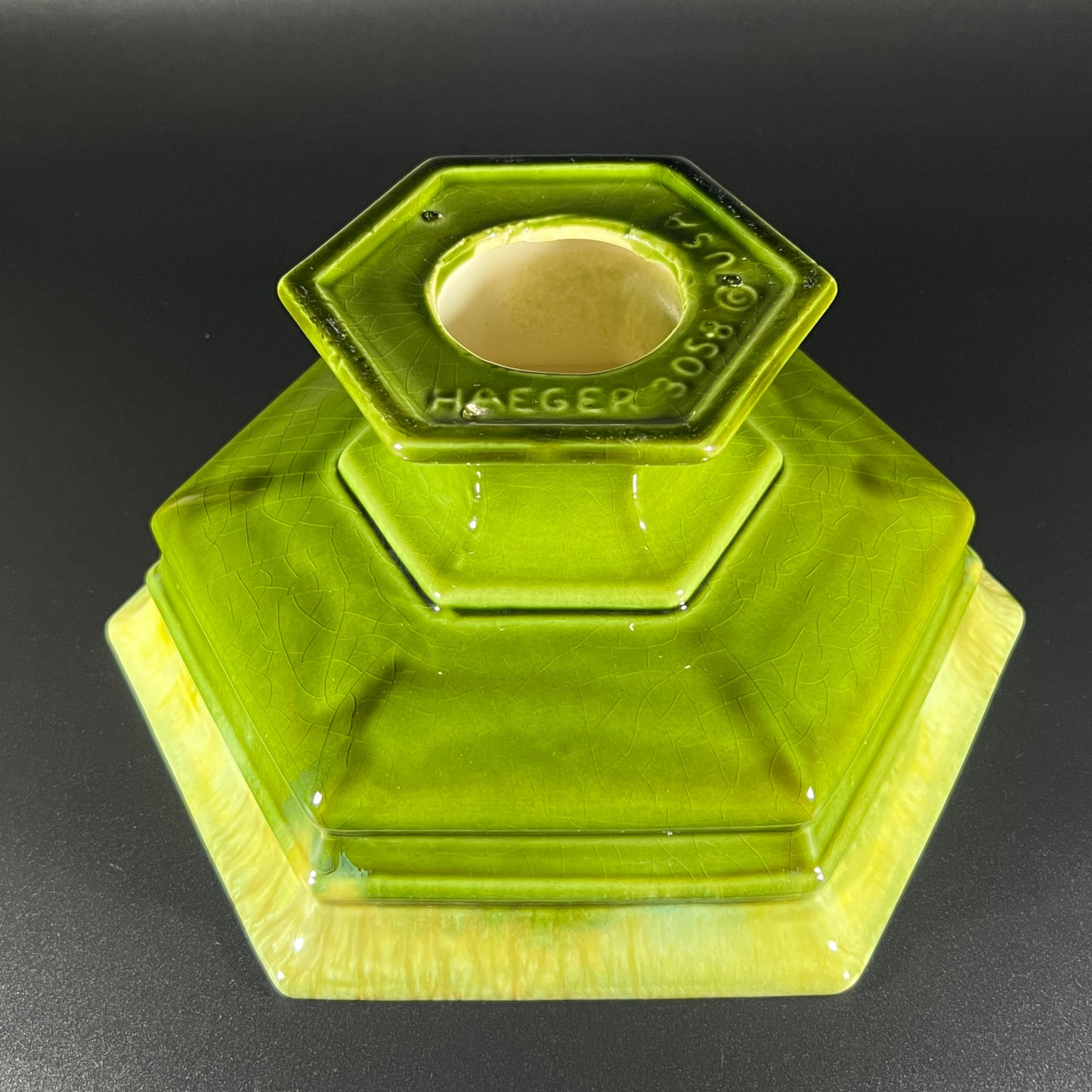 Haeger Pedestal Dish #3058 USA