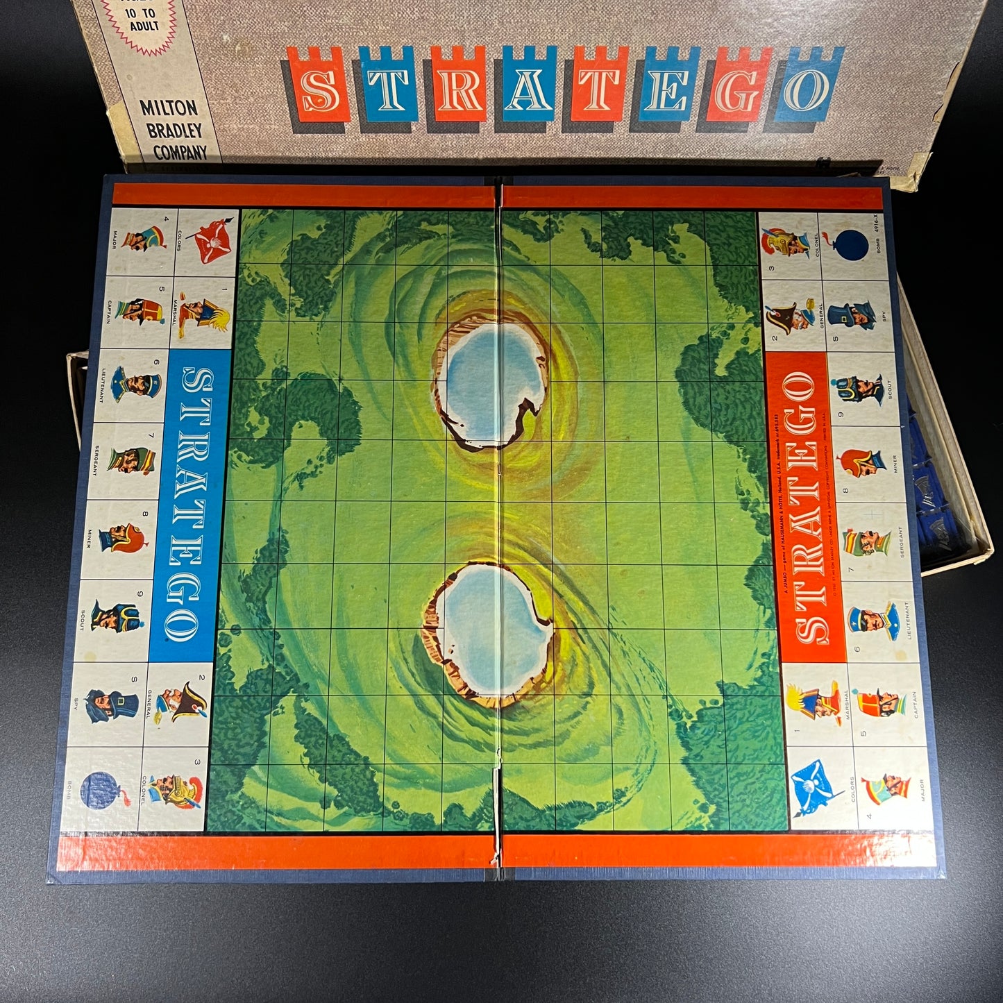1962 Vintage Stratego Board Game