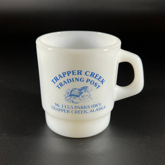 Vintage Trapper Creek Trading Post Alaska Mug