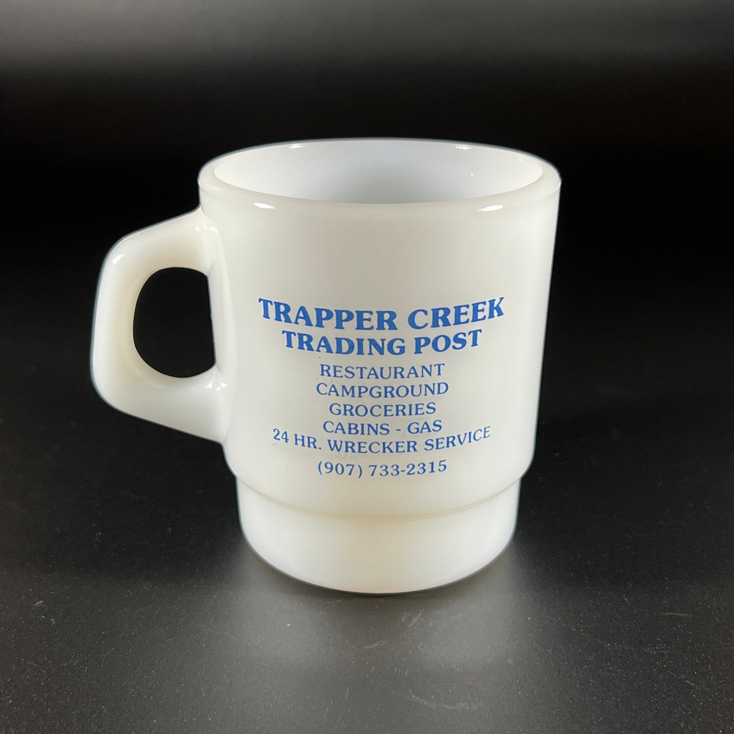 Vintage Trapper Creek Trading Post Alaska Mug