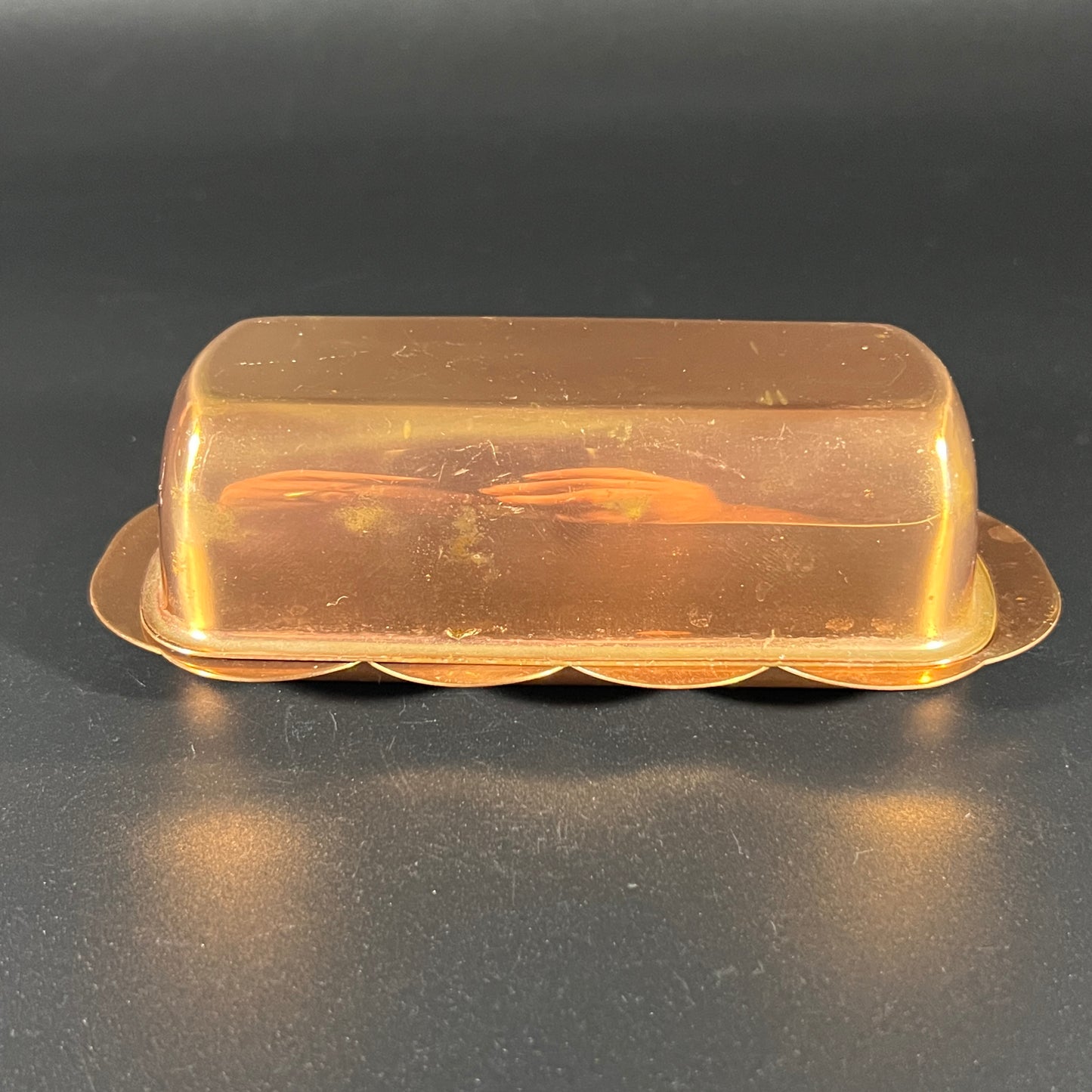 1970s Coppercraft Guide Copper Butter Tray with Lid