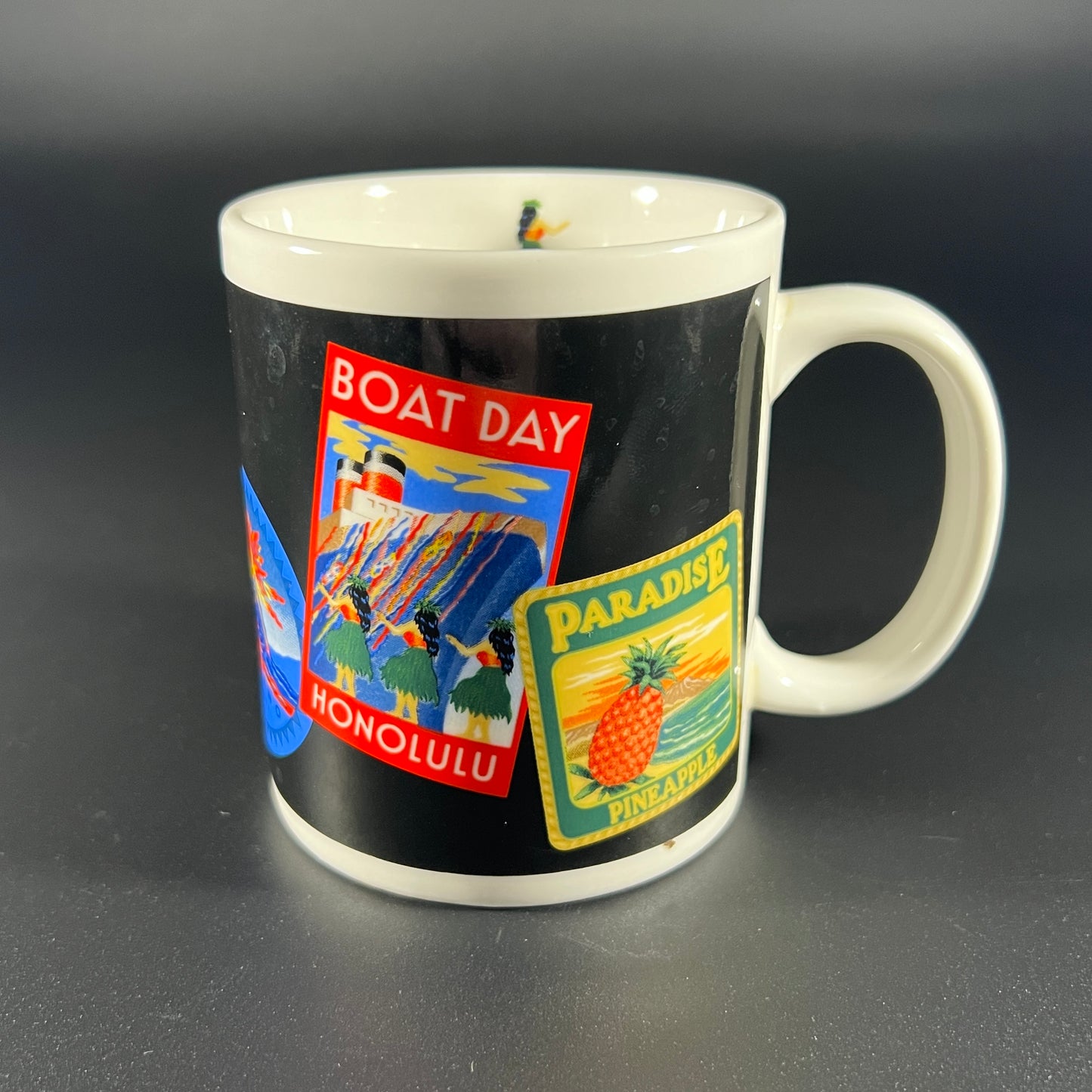 Hawaiian Travel Labels Mug