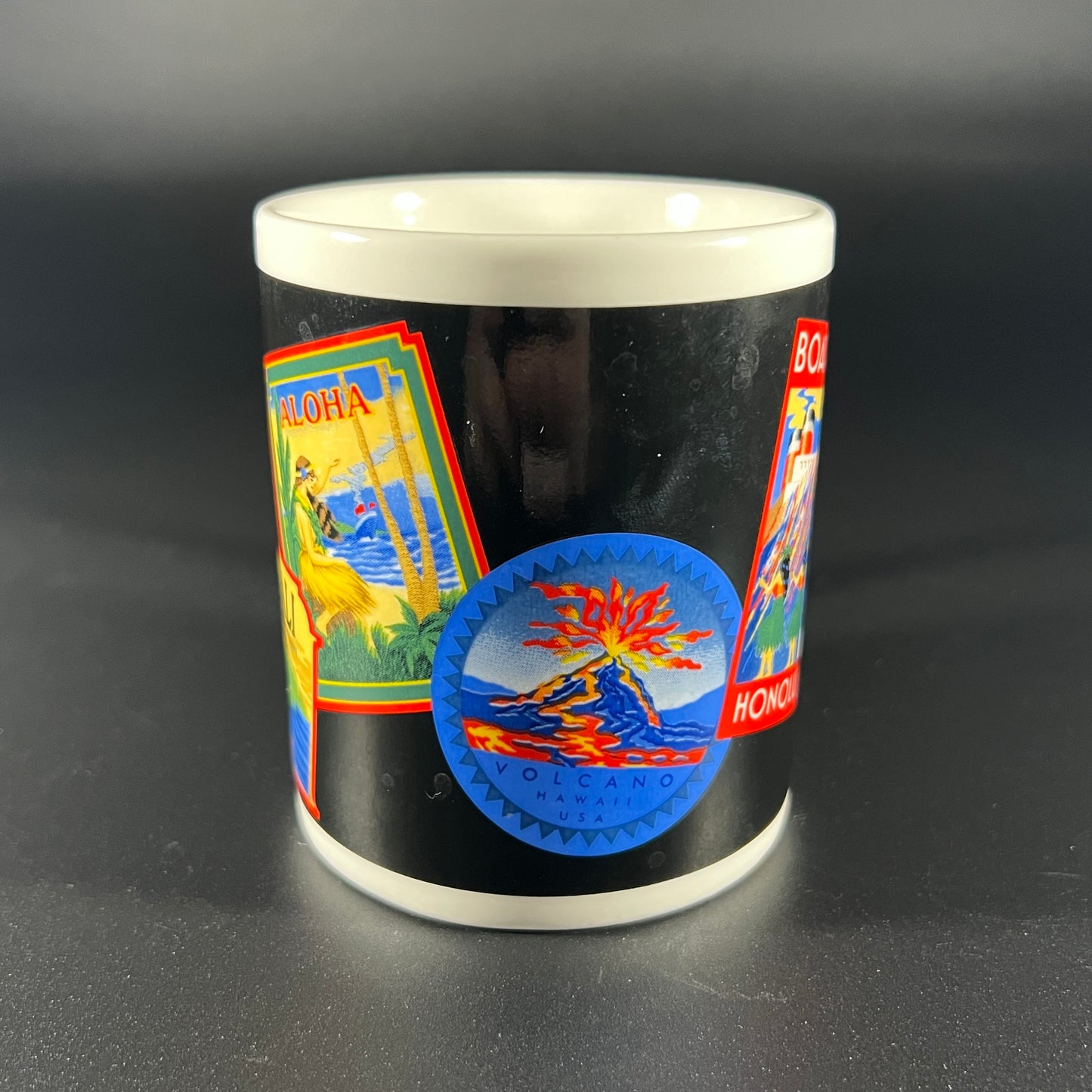 Hawaiian Travel Labels Mug