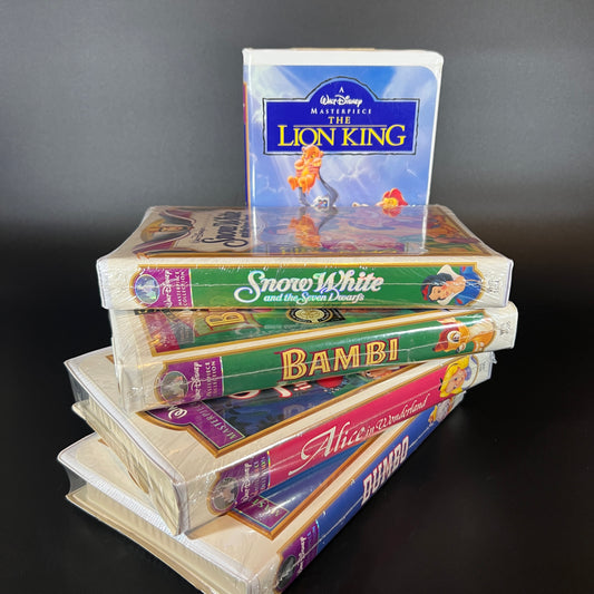 Disney VHS lot, Sealed Deadstock (Set of 5)