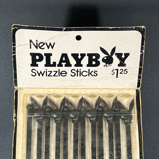 1970s Playboy Swizzle Stick Pack, Original Packaging