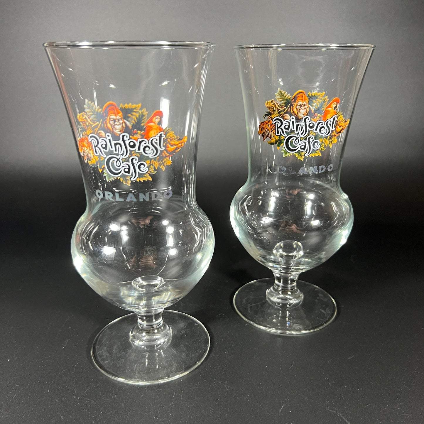 Rainforest Cafe Daiquiri Glass Set of 2 – Orlando, Disney Springs