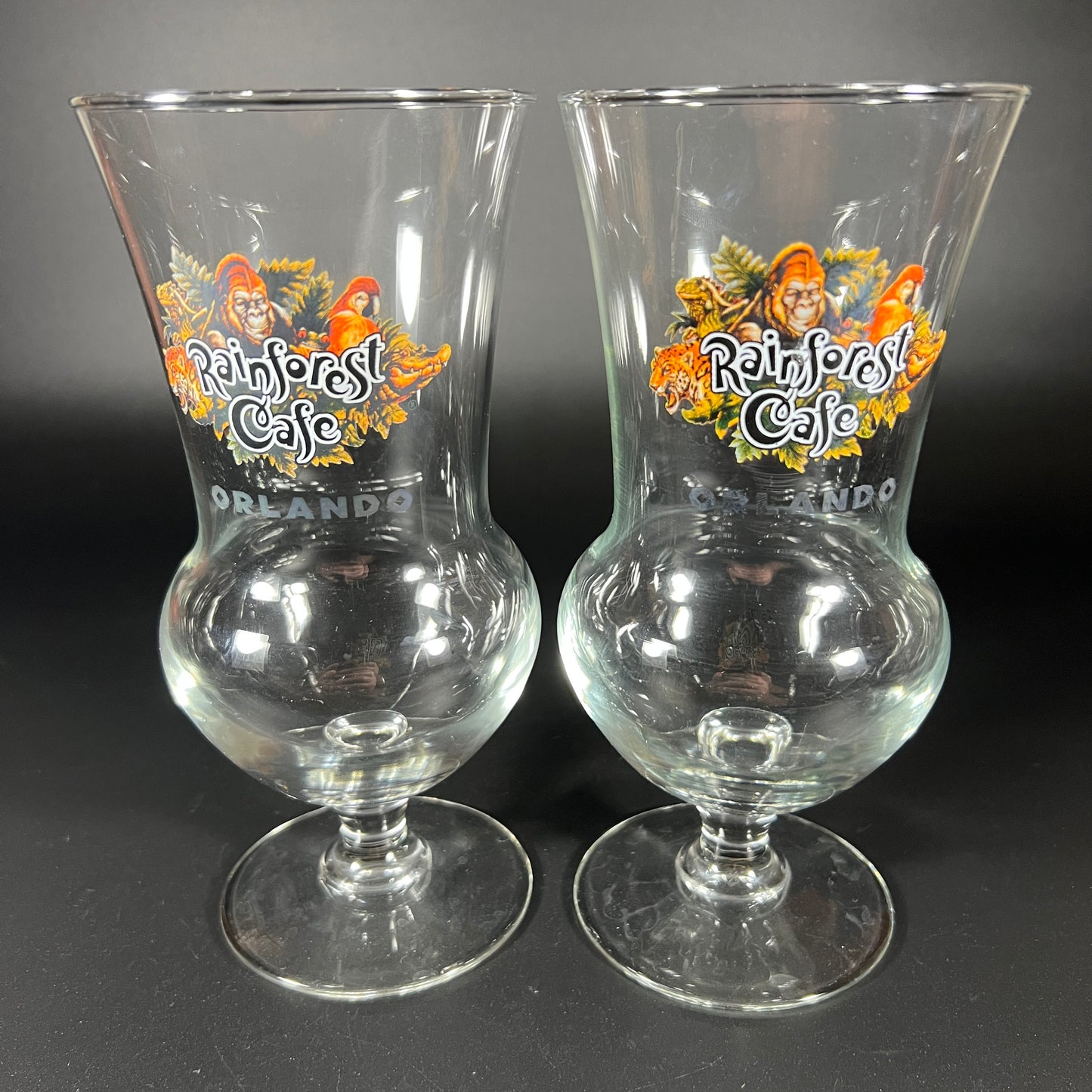 Rainforest Cafe Daiquiri Glass Set of 2 – Orlando, Disney Springs