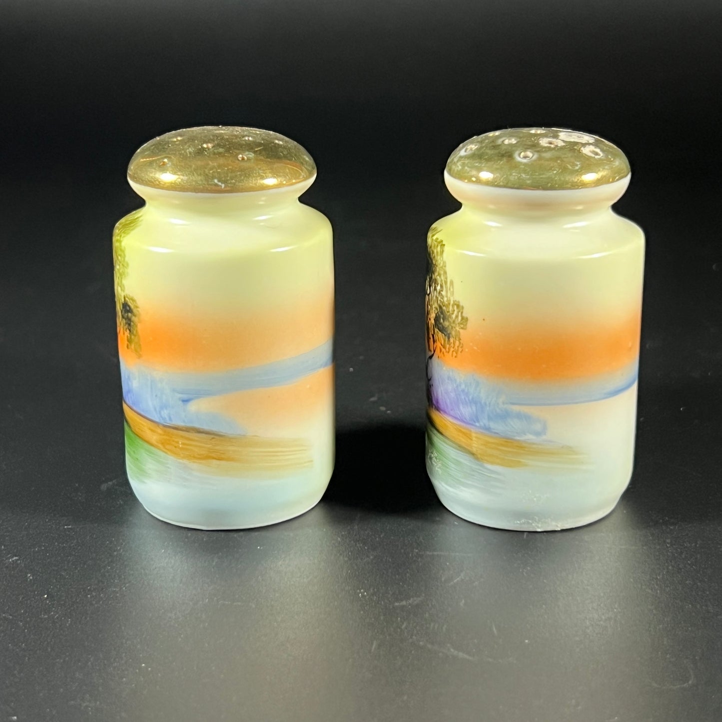 1950s Hand-Painted Japanese Salt & Pepper Shakers