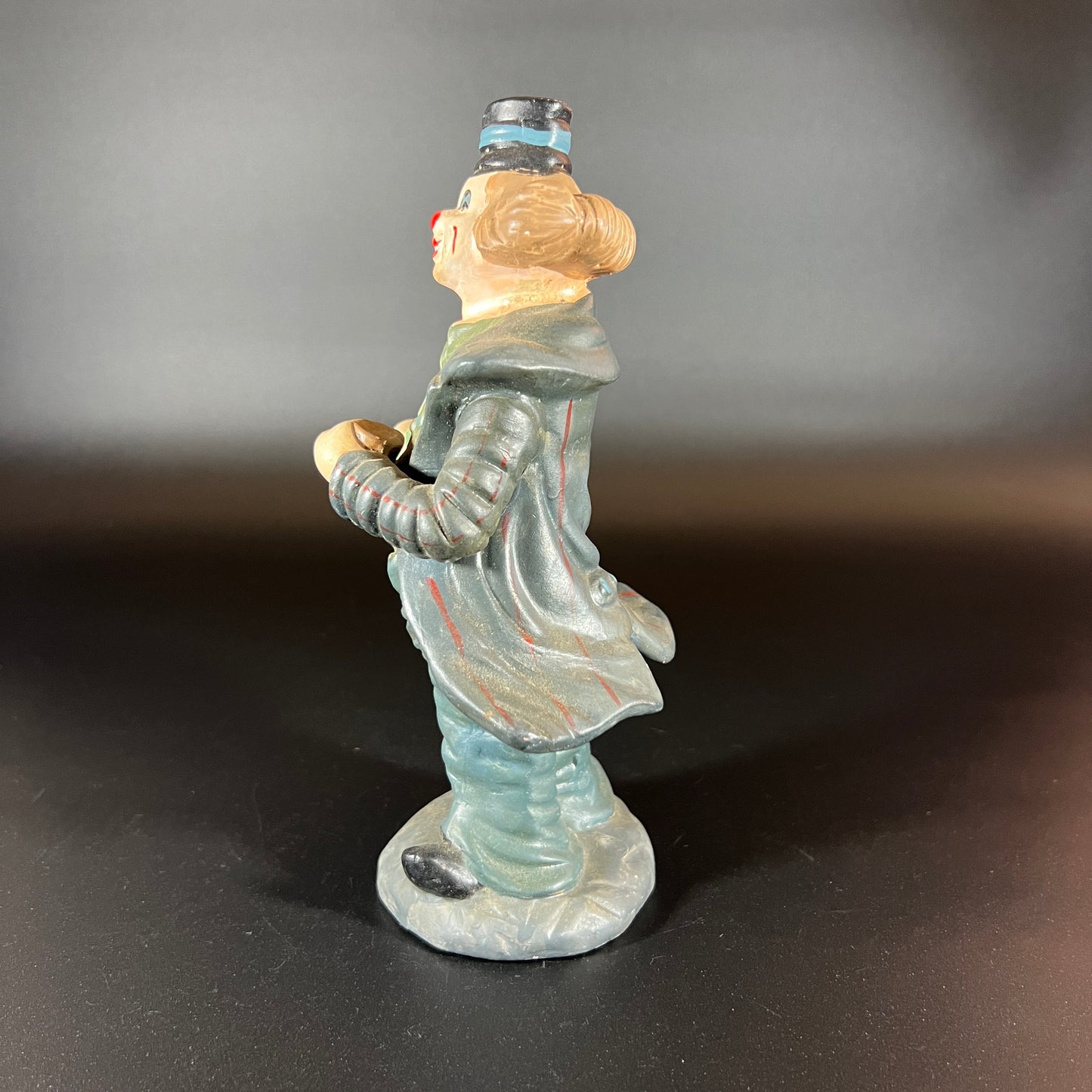 Charming Vintage Set of 5 Handmade Clown Dolls – Unique One-of-a-Kind Collection