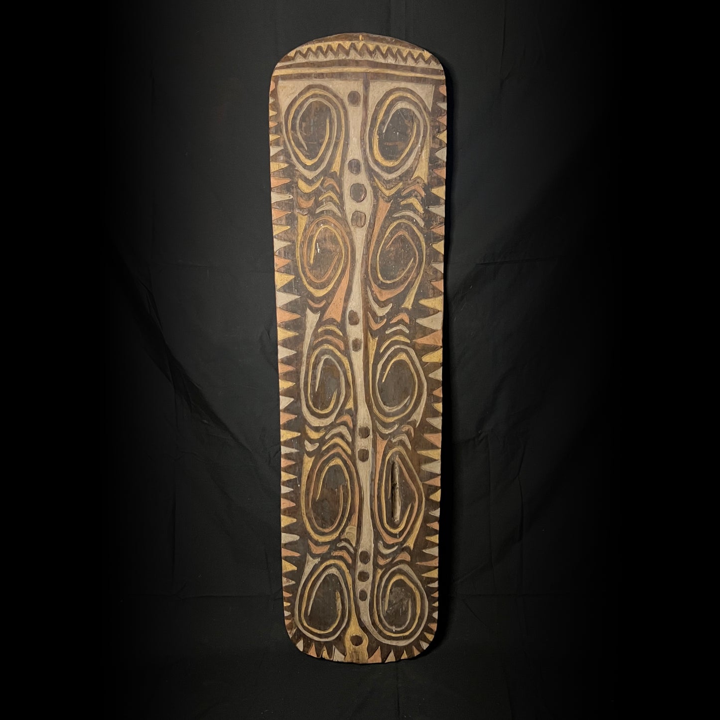 42" Sepik River Warrior Arrow Deflector Shield | Kupkein, Papua New Guinea