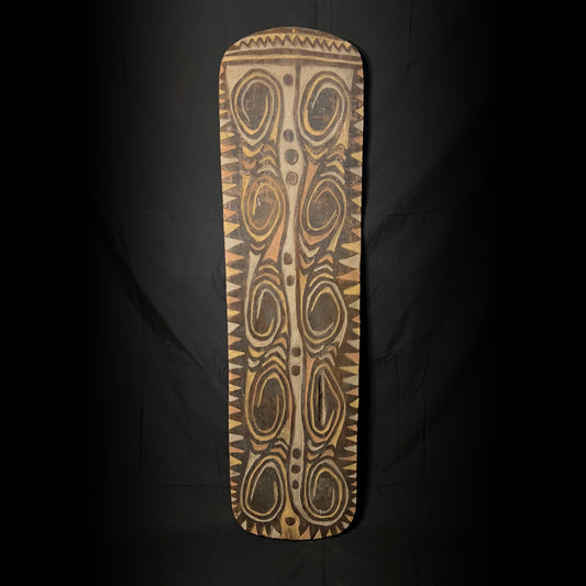 42" Sepik River Warrior Arrow Deflector Shield | Kupkein, Papua New Guinea