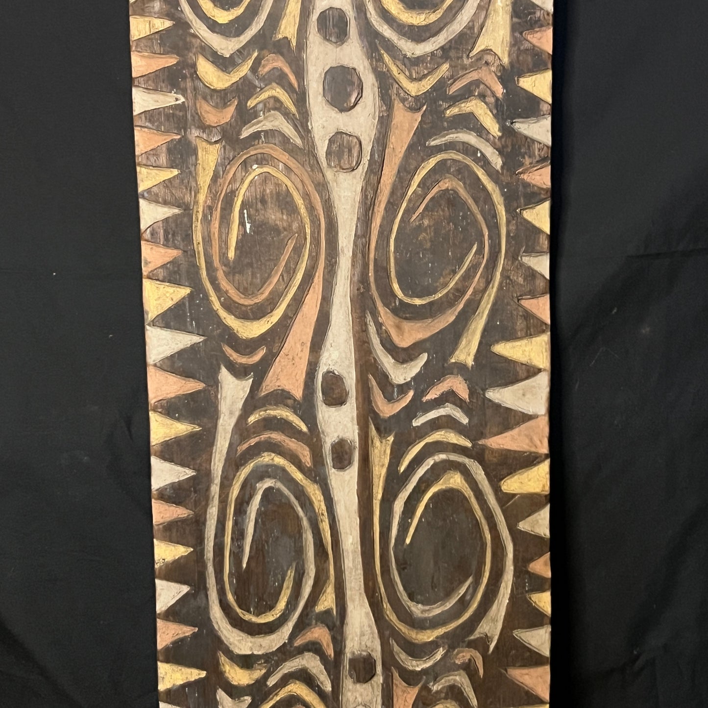 42" Sepik River Warrior Arrow Deflector Shield | Kupkein, Papua New Guinea