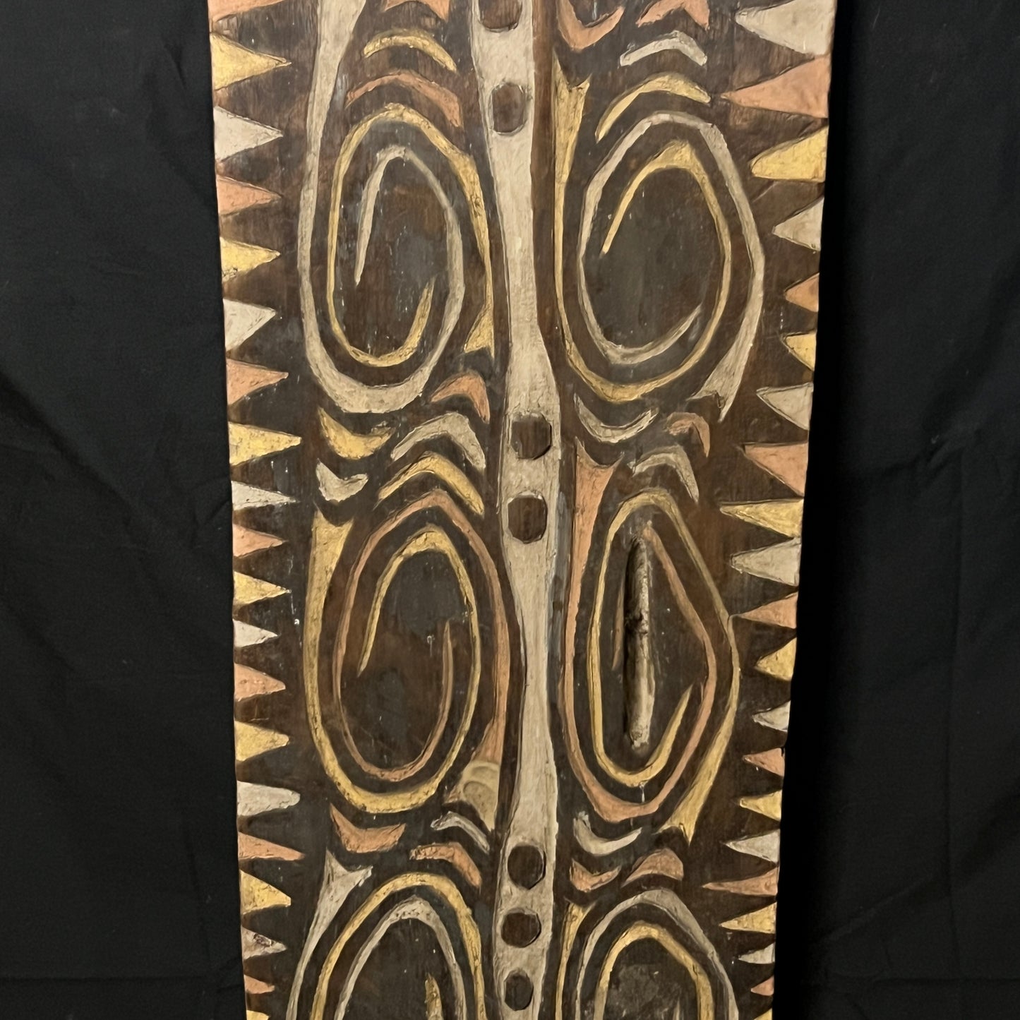 42" Sepik River Warrior Arrow Deflector Shield | Kupkein, Papua New Guinea