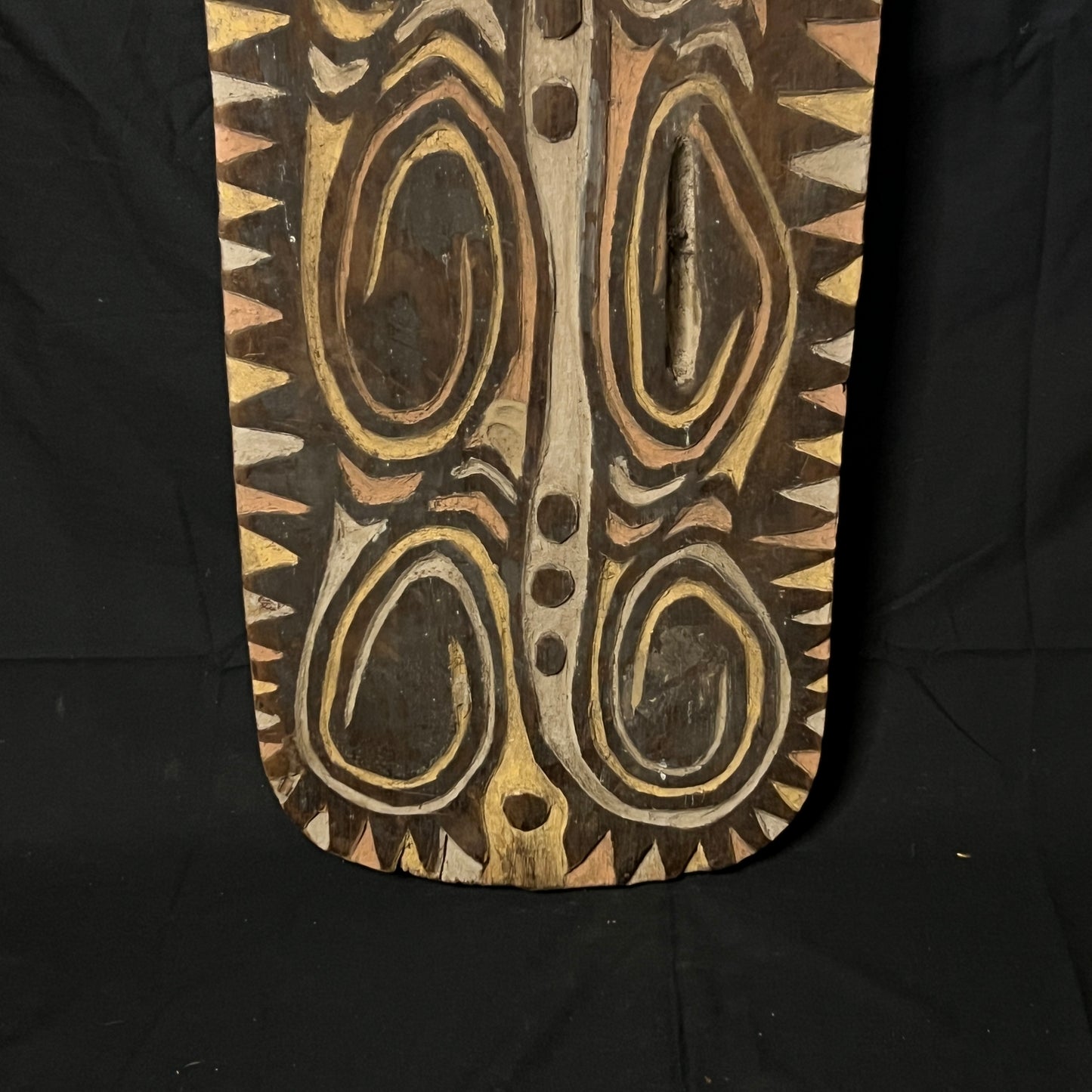 42" Sepik River Warrior Arrow Deflector Shield | Kupkein, Papua New Guinea