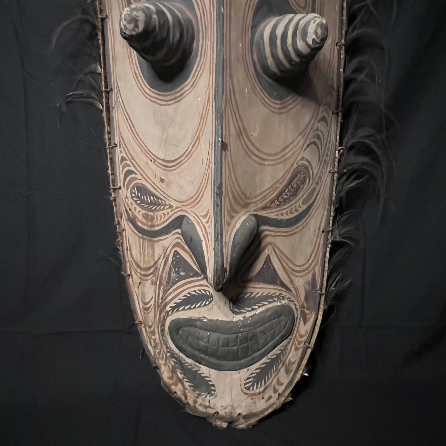 51" Sepik River Ancestral Spirit Mask | Iatmul, Papua New Guinea | Ron Perry Provenance