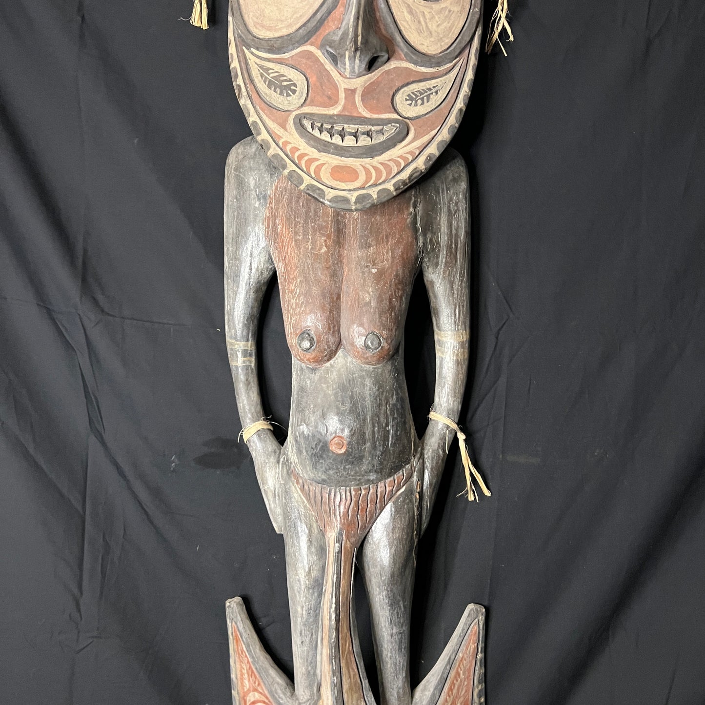 53" Sepik River Ancestral Food Suspension Hook | Iatmul, Papua New Guinea | Ron Perry Provenance