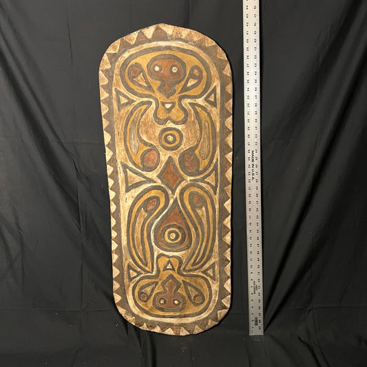 43" Upper Sepik Ancestral House Board Panel | Washkuk/Kwoma, Papua New Guinea | Ron Perry Provenance