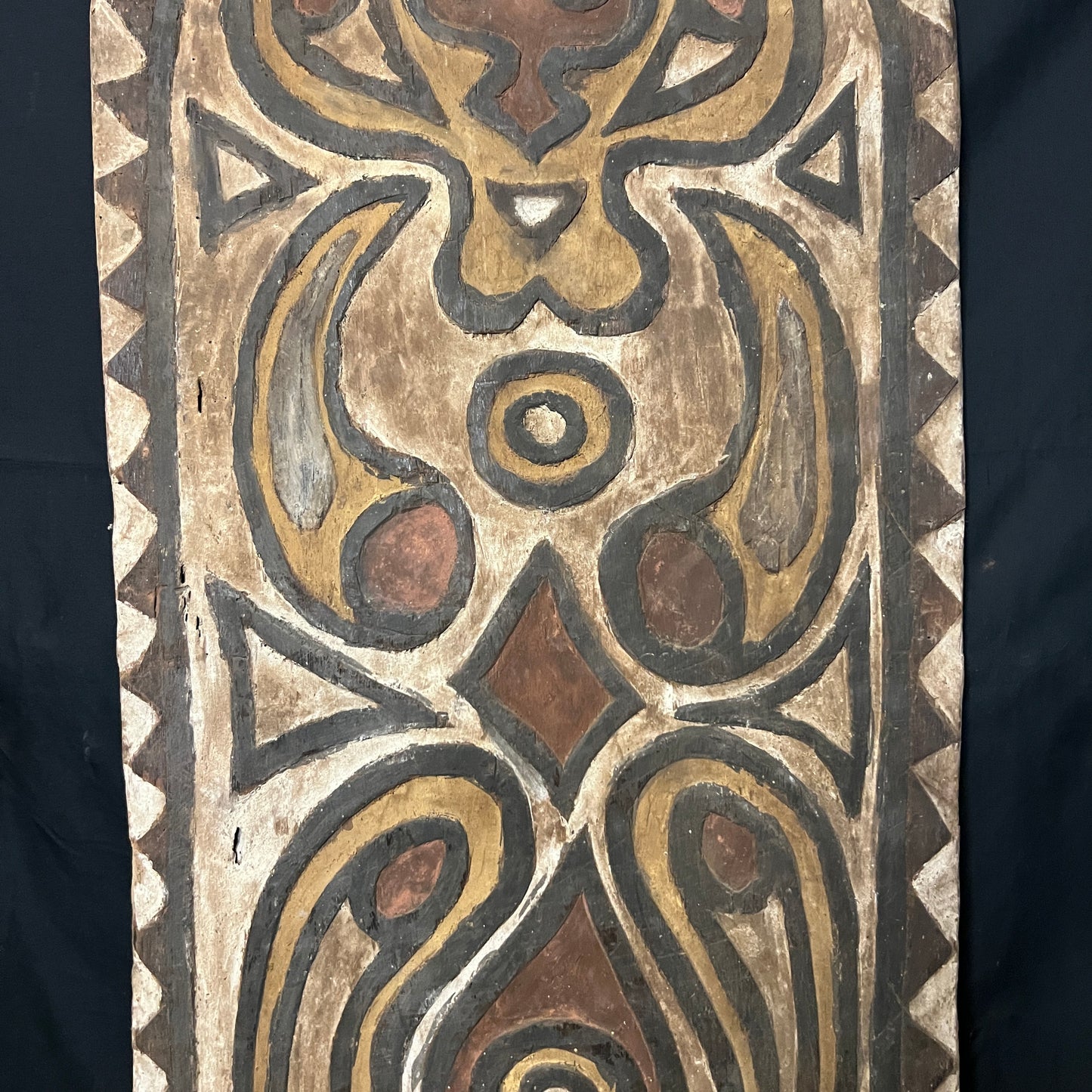 43" Upper Sepik Ancestral House Board Panel | Washkuk/Kwoma, Papua New Guinea | Ron Perry Provenance