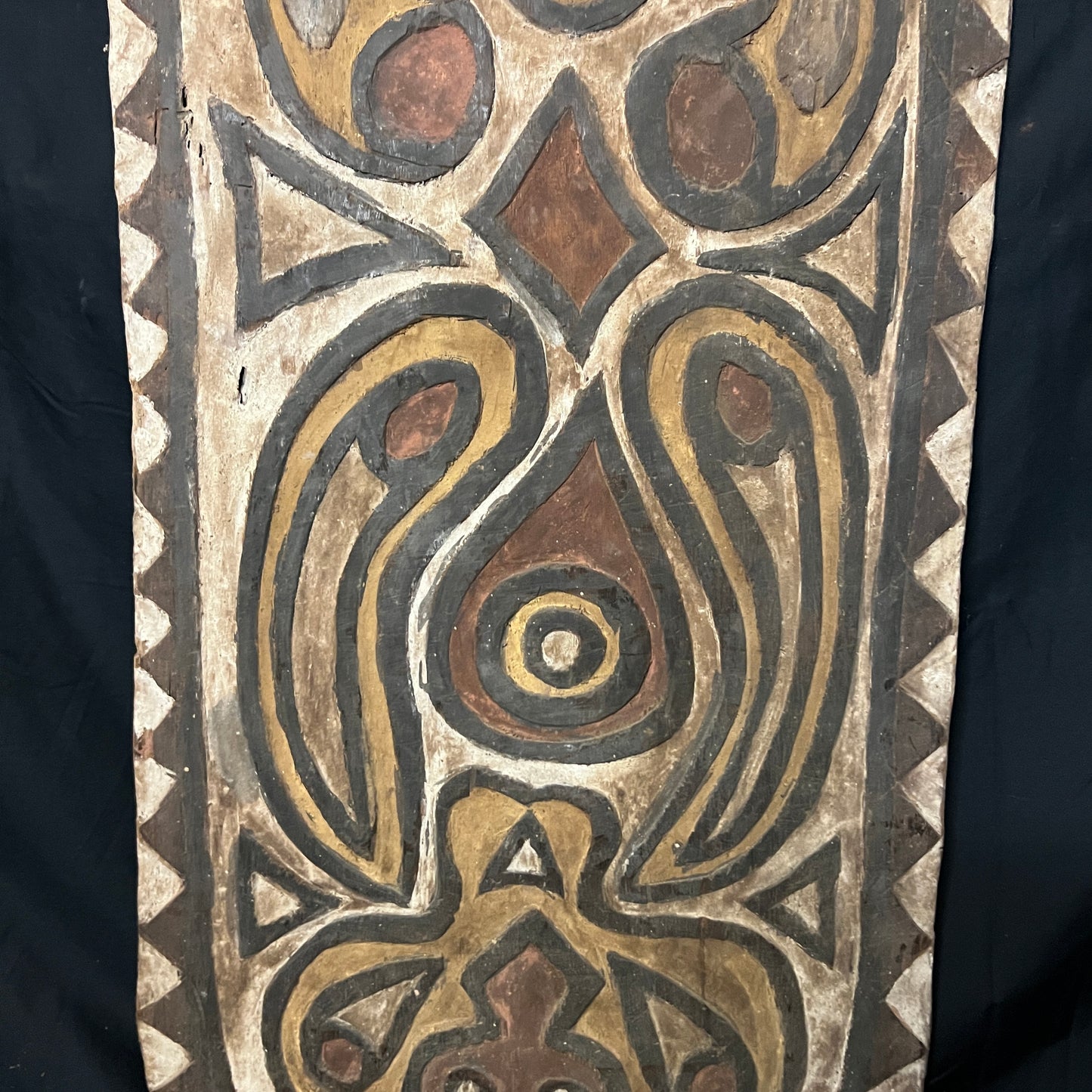 43" Upper Sepik Ancestral House Board Panel | Washkuk/Kwoma, Papua New Guinea | Ron Perry Provenance