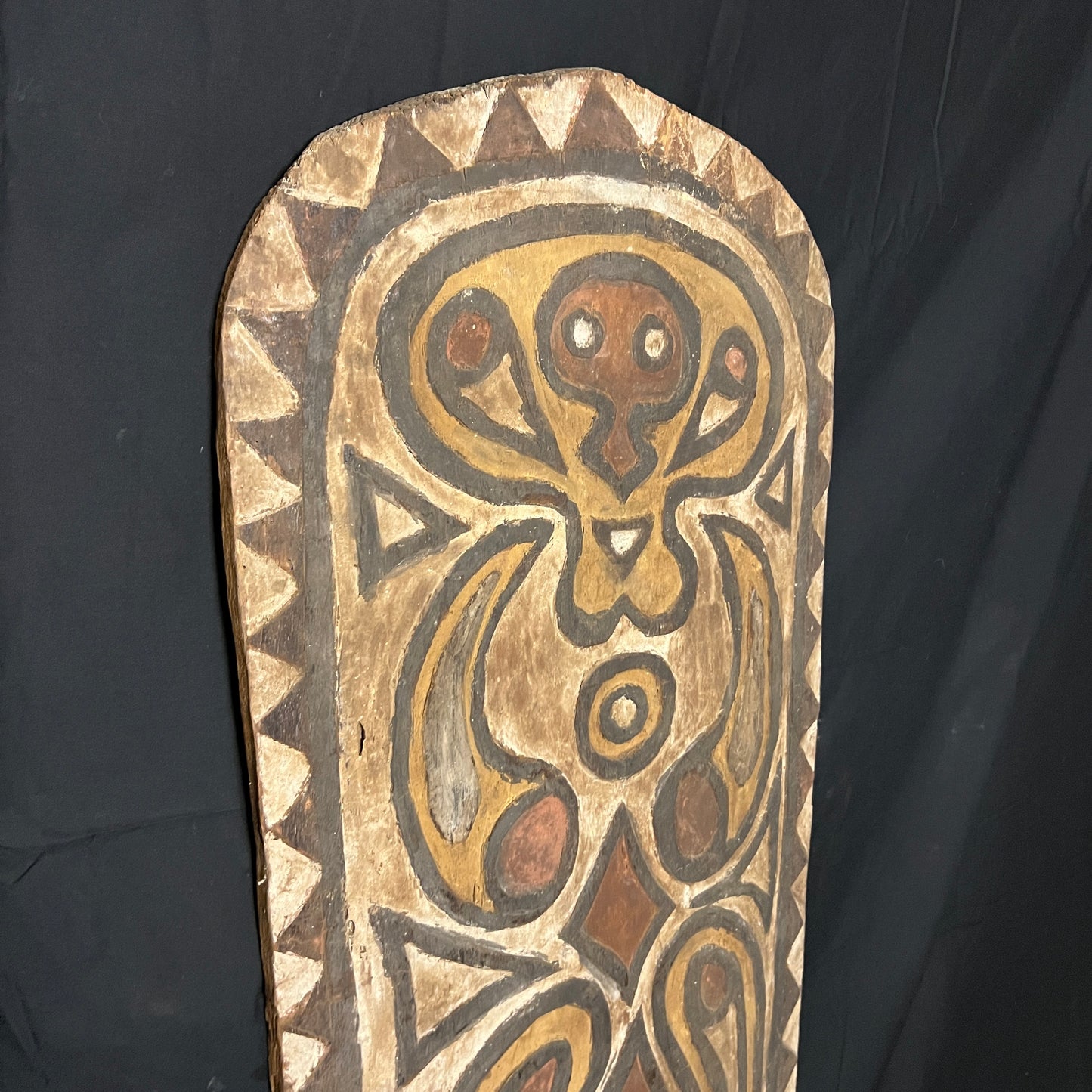 43" Upper Sepik Ancestral House Board Panel | Washkuk/Kwoma, Papua New Guinea | Ron Perry Provenance
