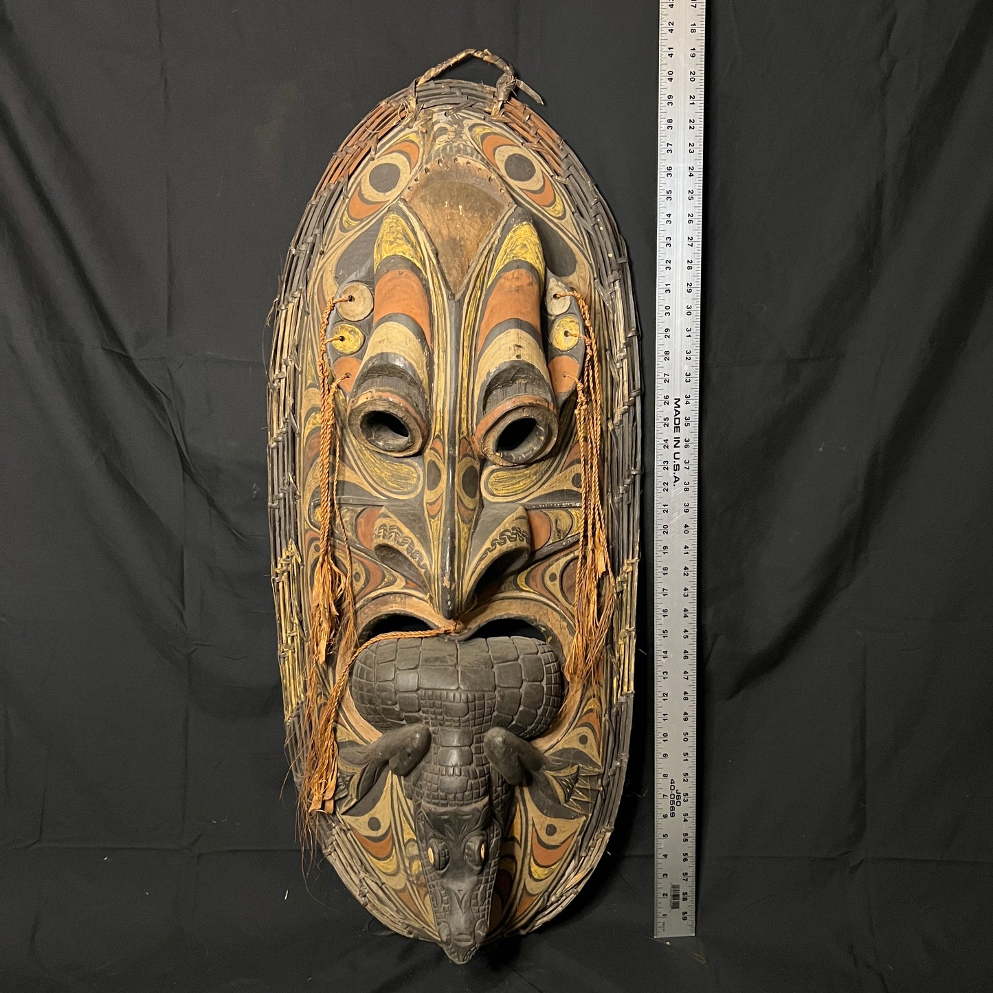 42" Sepik River Ancestral Sevi Mask | Iatmul, Papua New Guinea | Ron Perry Provenance