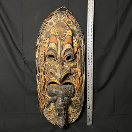 42" Sepik River Ancestral Sevi Mask | Iatmul, Papua New Guinea | Ron Perry Provenance