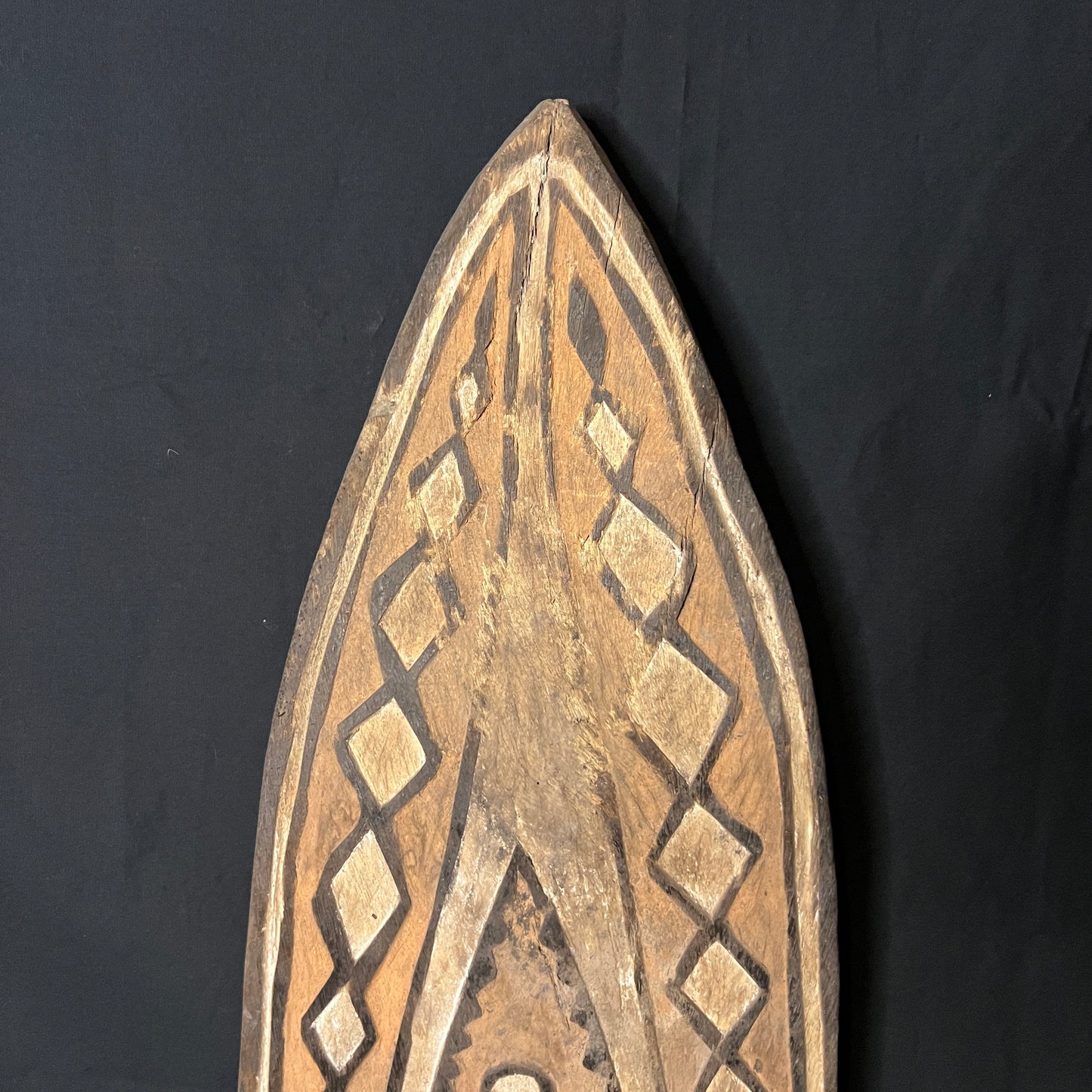 45" Papuan Gulf Ancestral Spirit Gope Board | Urama Island, Papua New Guinea | Ron Perry Provenance