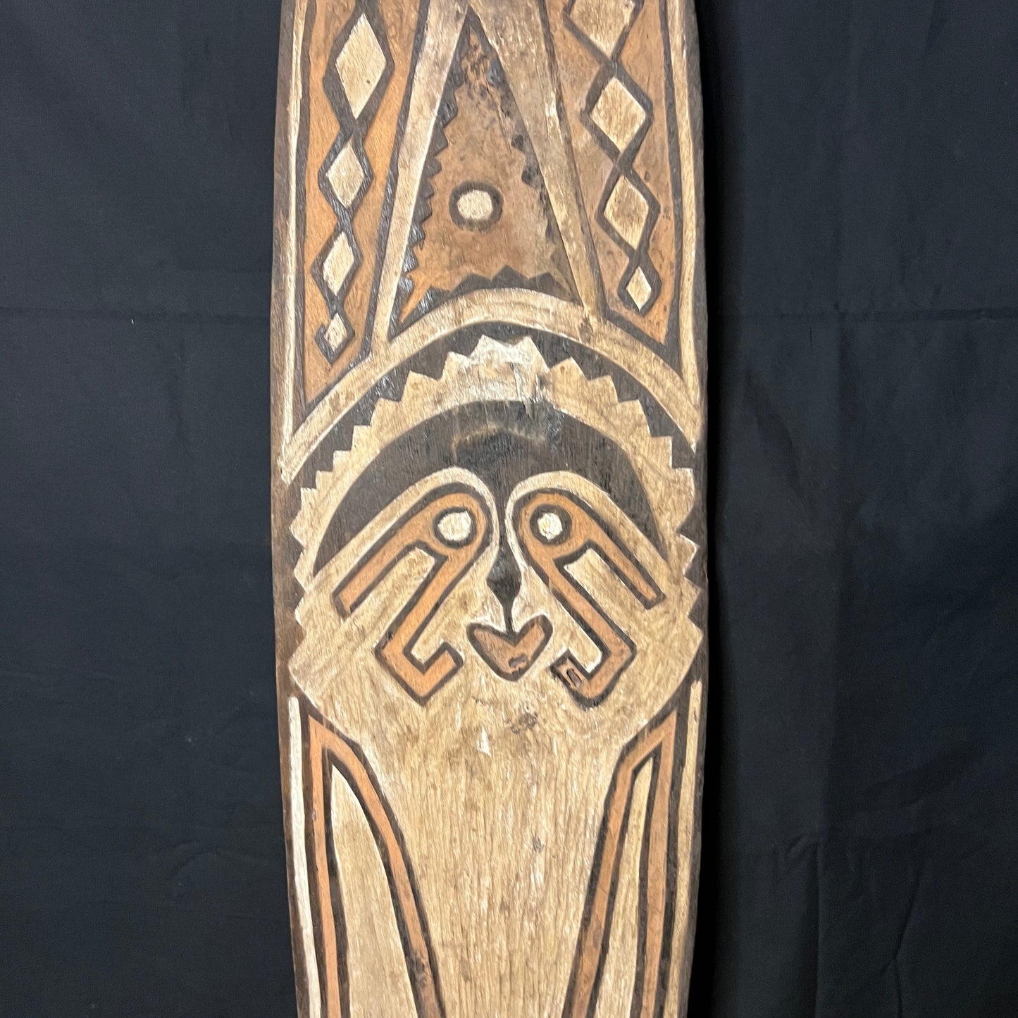 45" Papuan Gulf Ancestral Spirit Gope Board | Urama Island, Papua New Guinea | Ron Perry Provenance
