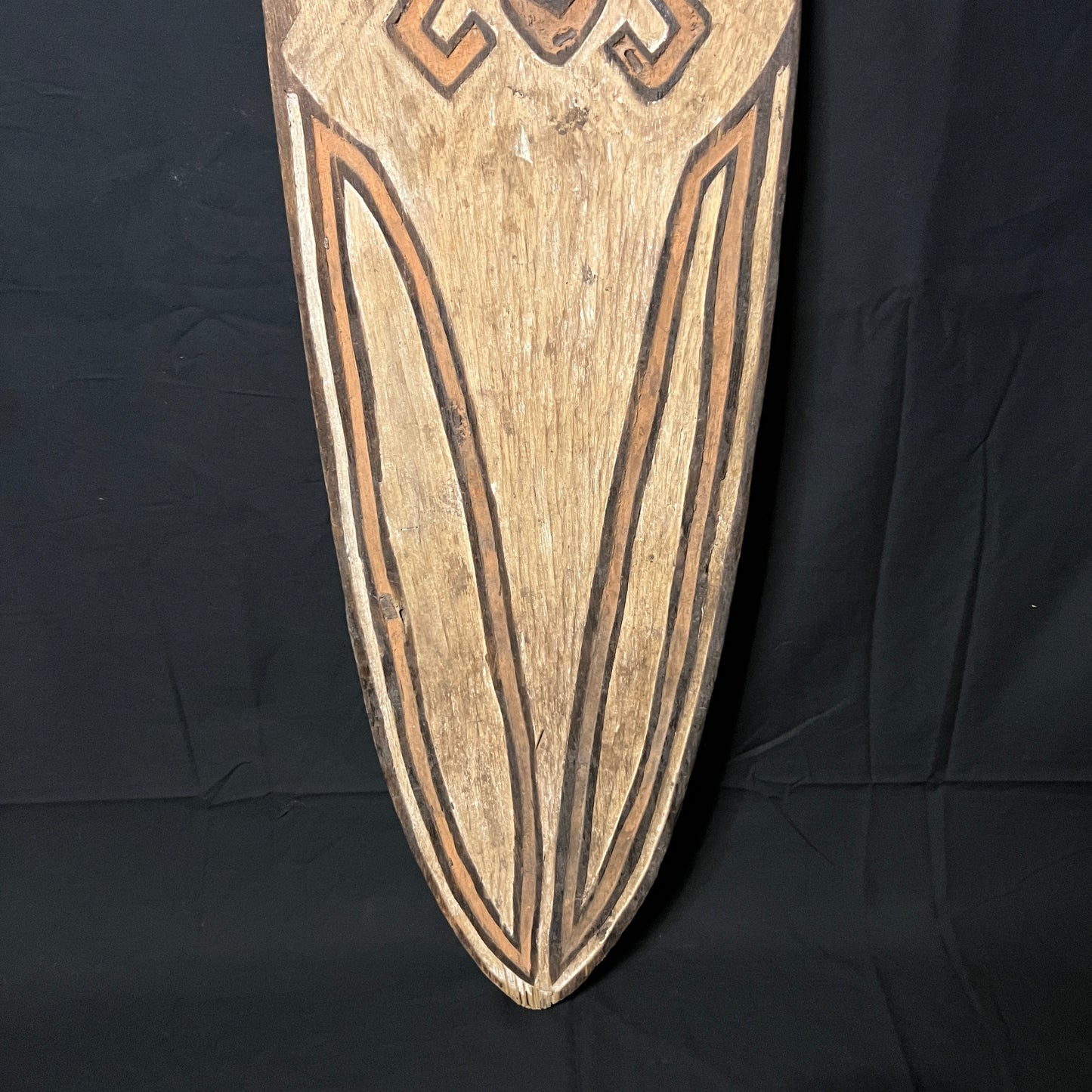 45" Papuan Gulf Ancestral Spirit Gope Board | Urama Island, Papua New Guinea | Ron Perry Provenance