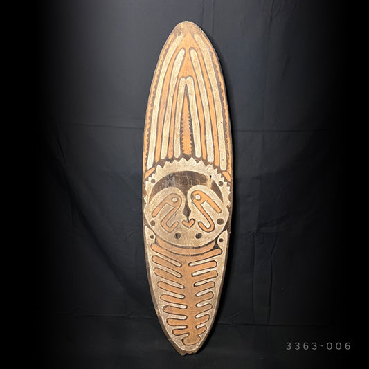 39" Papuan Gulf Ancestral Spirit Gope Board | Urama Island, Papua New Guinea | Ron Perry Provenance